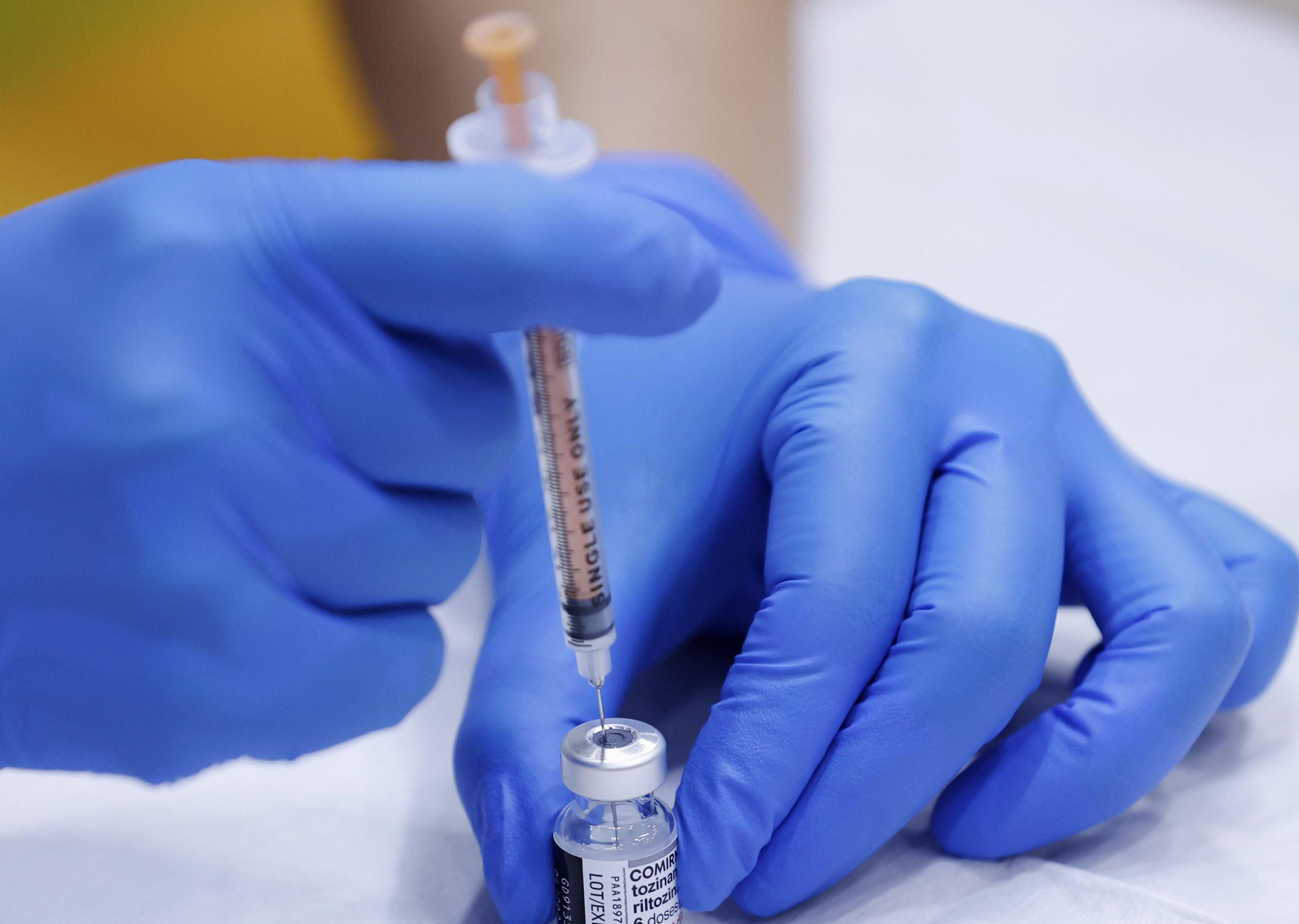 Medical gloves are used for all procedures in hospital. Photo: Kyodo