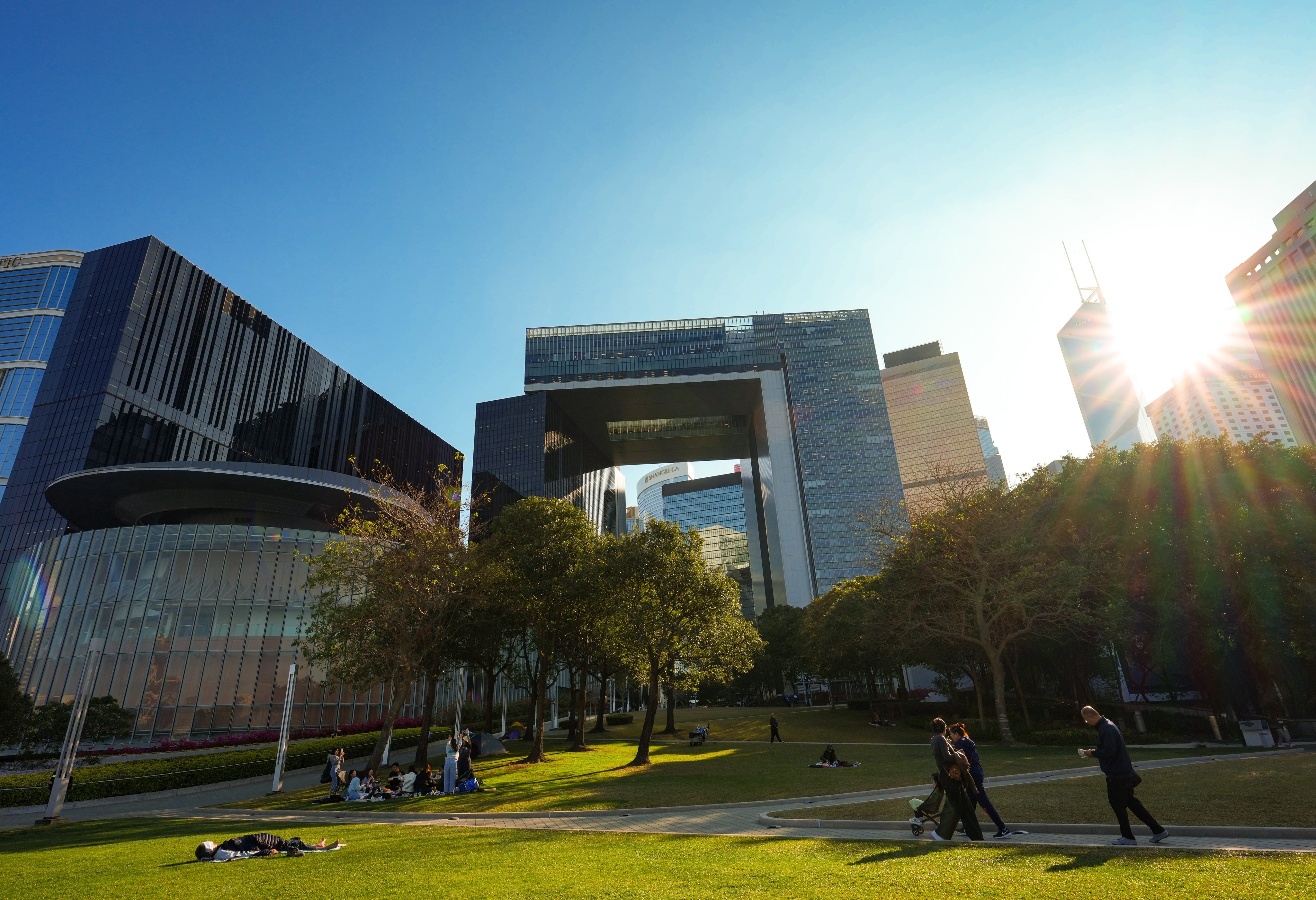 The Hong Kong government headquarters in Admiralty. Photo: Jelly Tse