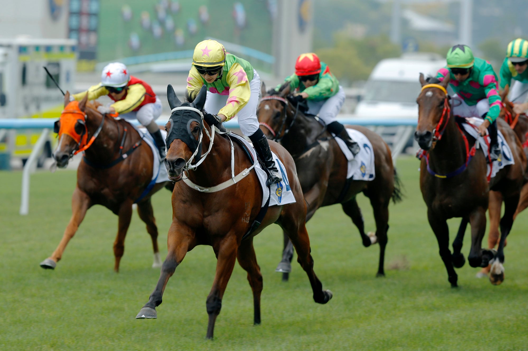 Parents’ Love keeps on gamely to score under Britney Wong.