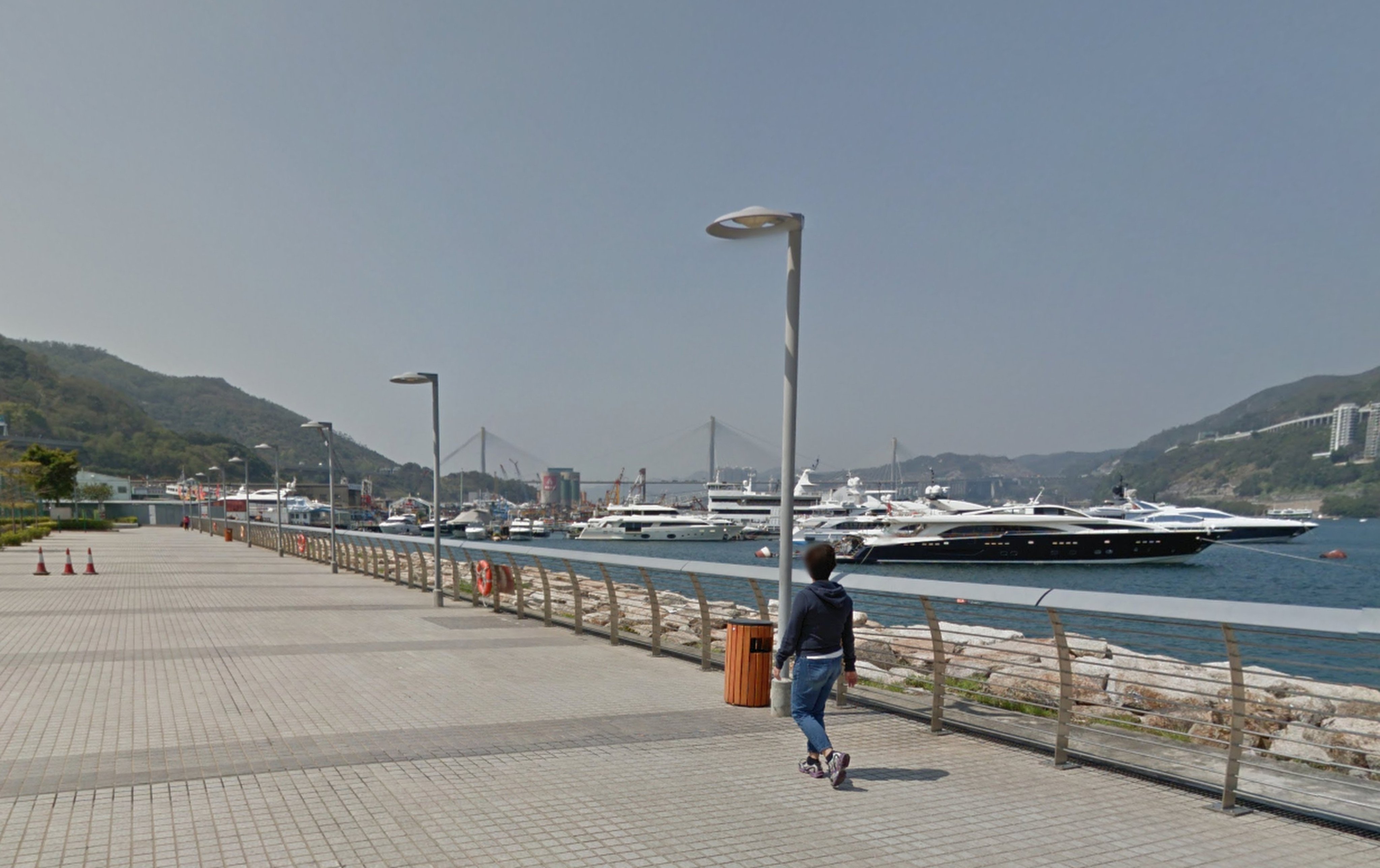 A 32-year-old man was found dead after being spotted floating in waters off a park in Tsing Yi. Photo: Google Maps