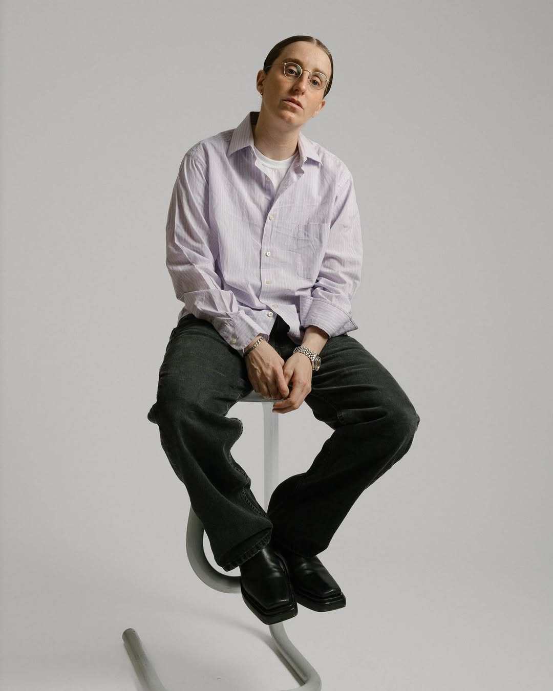 Robby Hoffman in 2024. The comedian was nominated for an Emmy for her role on Hacks last year. Photo: @robbyhoffman/Instagram