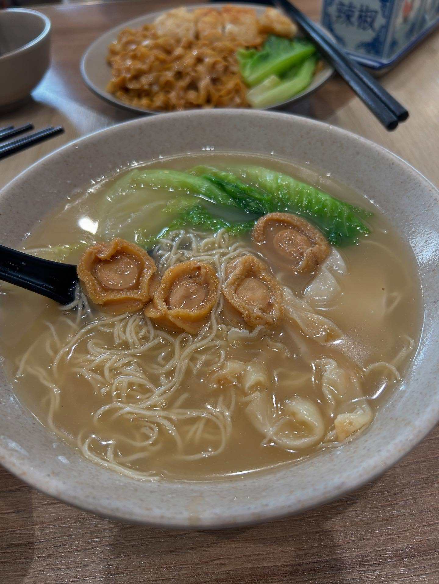 Abalone and fish maw noodles from Coloane Pier Ribbon Soup Shop in Macau, one of Sammy Wu’s favourite restaurants in the city. Photo: Instagram/joyfoodie_hk