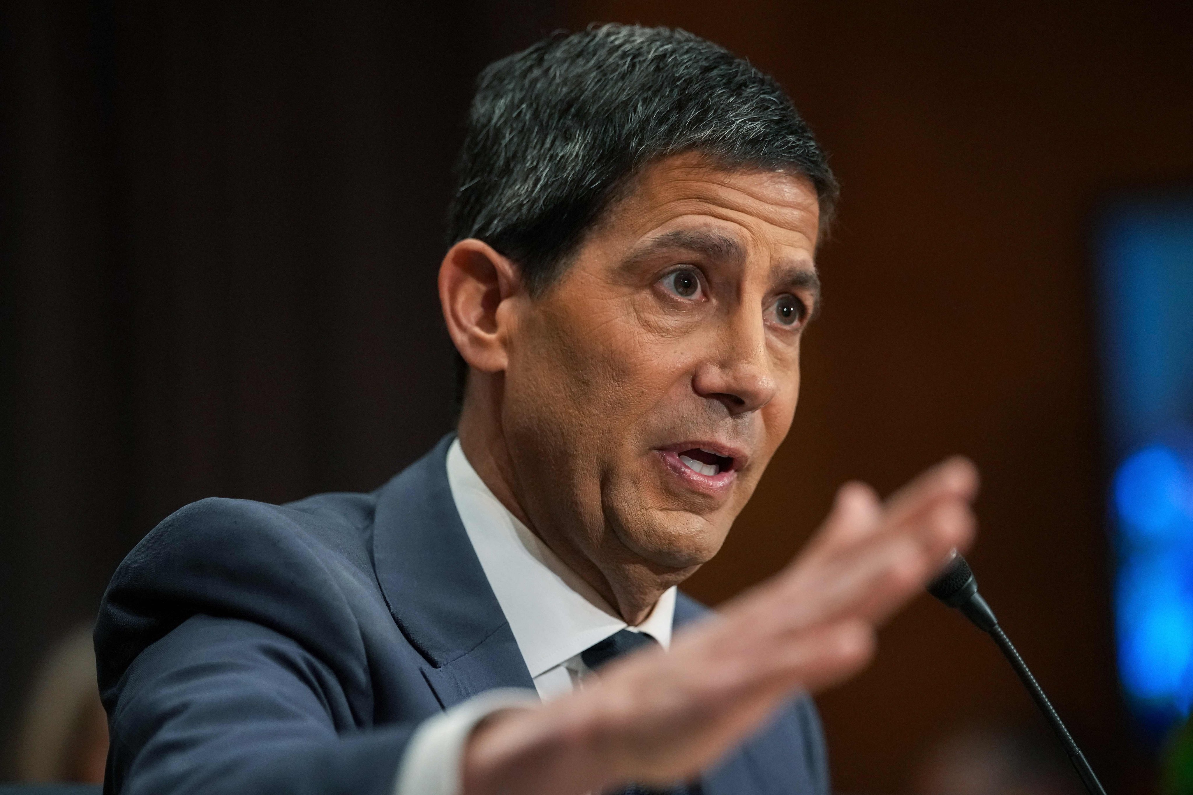 Kevin Warsh, US President Donald Trump’s nominee for Chair of the Federal Reserve, testifies in Washington on Tuesday. Photo: AFP