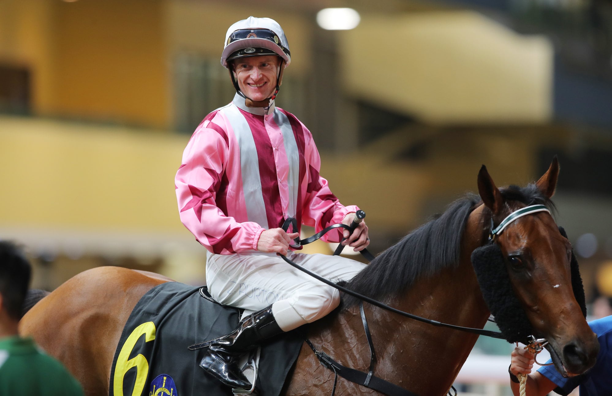 Zac Purton is all smiles after booting home Vigor Eye.