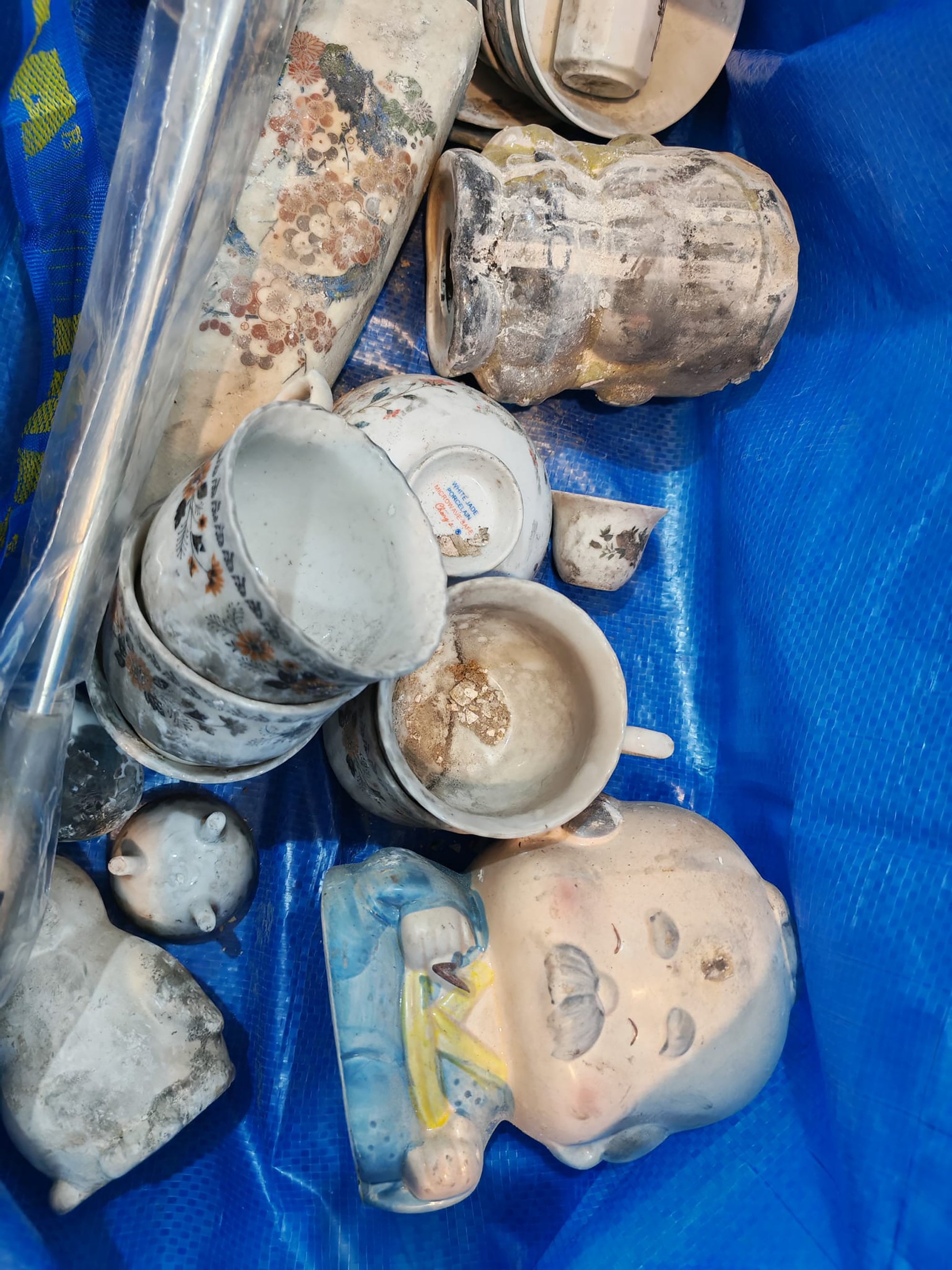 Items retrieved by Steven Chow. Photo: Handout