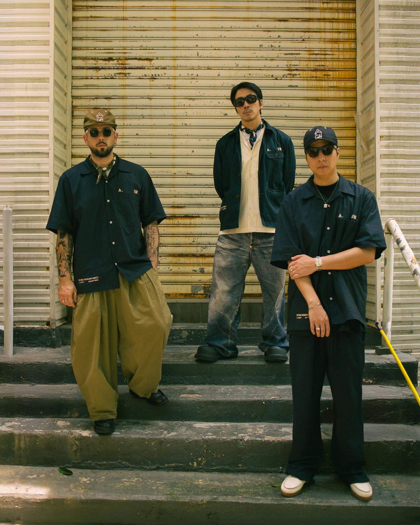 Julien Avignon, Kenny Kwok and Dee Lam are the founders of Hong Kong eyewear brand A. Society. Photo: Handout