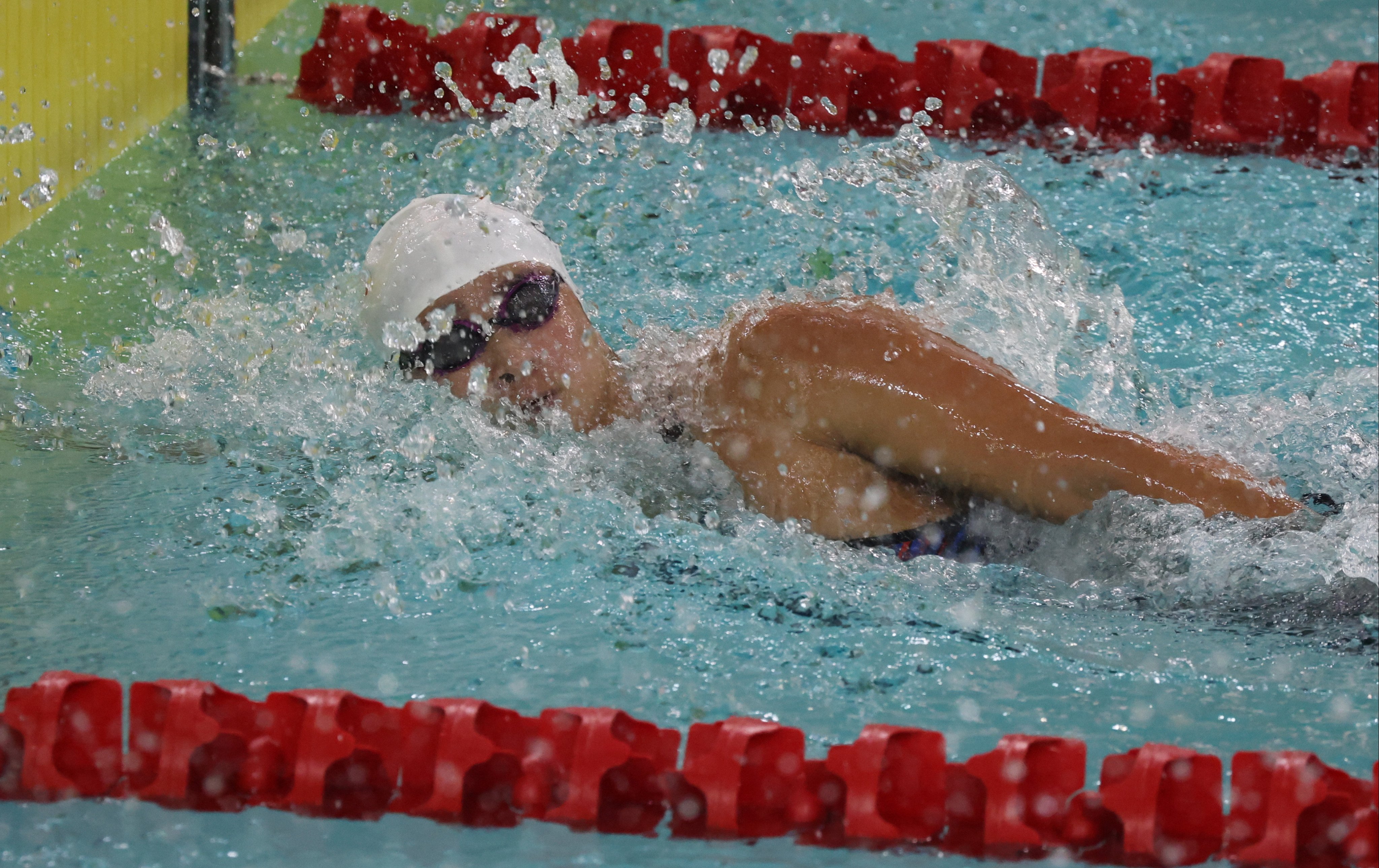 Camille Cheng, here at a qualifying event for the Olympic Games in 2021, has been out of the pool since she competed in the 2024 Paris Games. Photo: Nora Tam