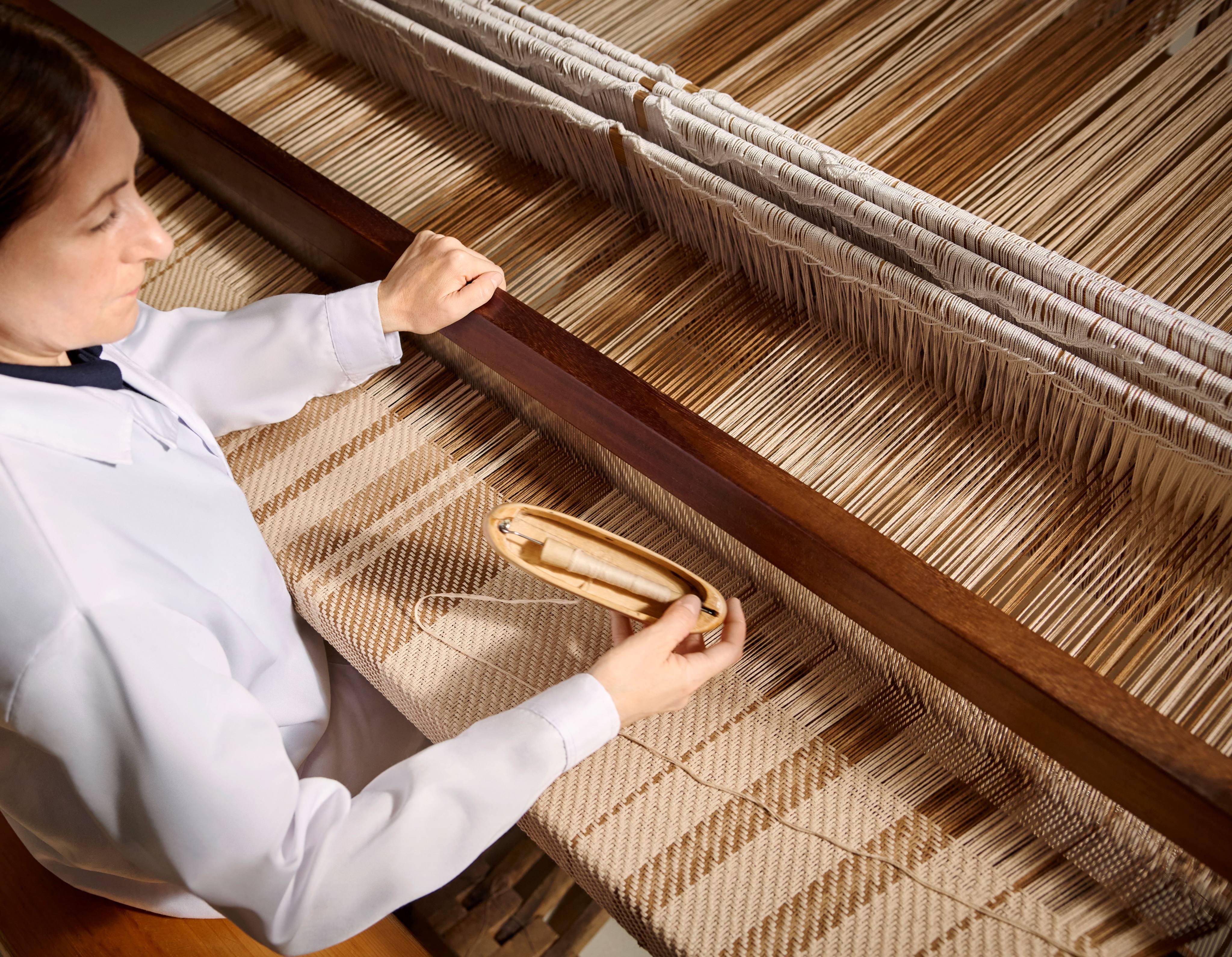 Loro Piana’s Milan Design Week 2026 exhibition, “Studies, Chapter I: On the Plaid”, looks at the crucial role that plaid has played in the company’s story. Photo: Handout