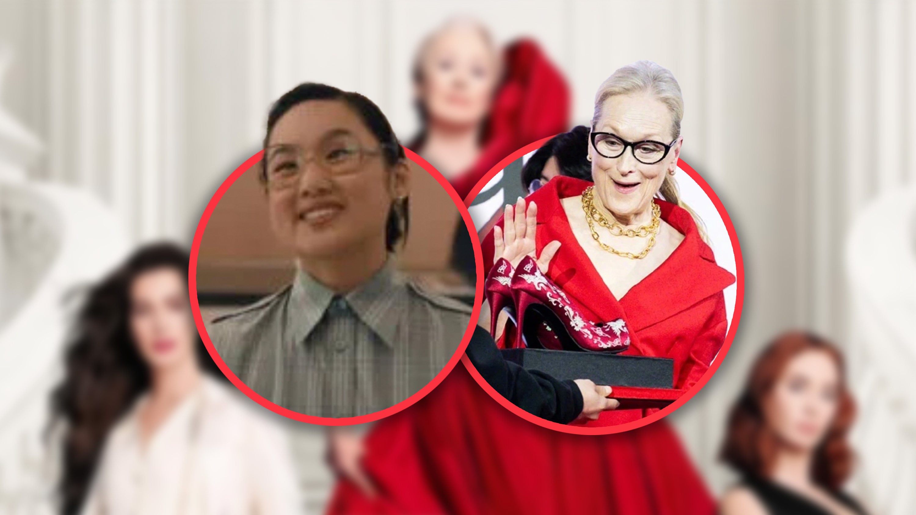 The Devil Wears Prada 2 has been criticised for offending China by introducing a character named “Chin Chou”, which some say resembles the derogatory term “Ching Chong.” Photo: SCMP composite/IMDb/YouTube/IG@dip_magazine