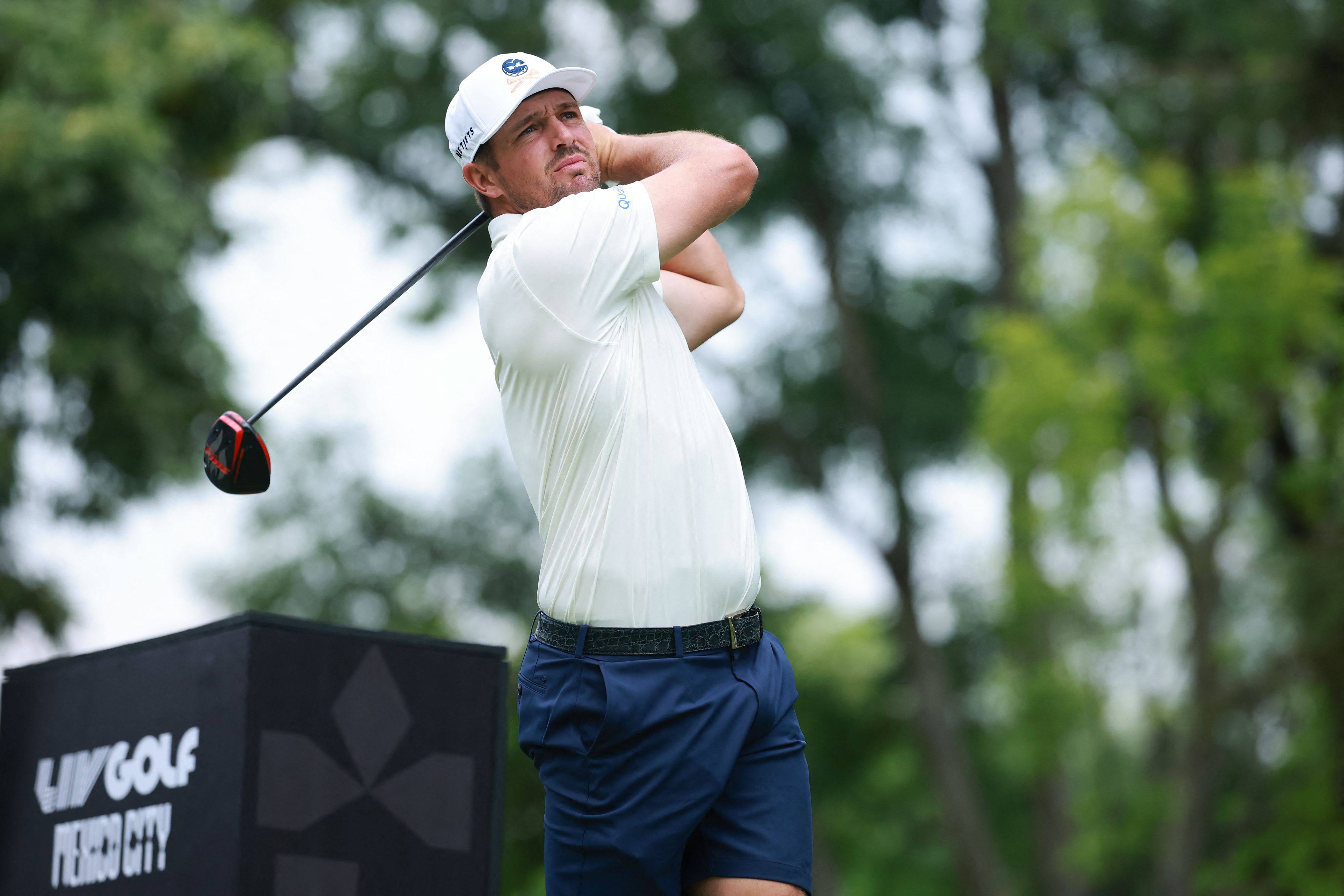 Bryson DeChambeau said he is committed to LIV Golf as long as the league continues next year. Photo: AFP