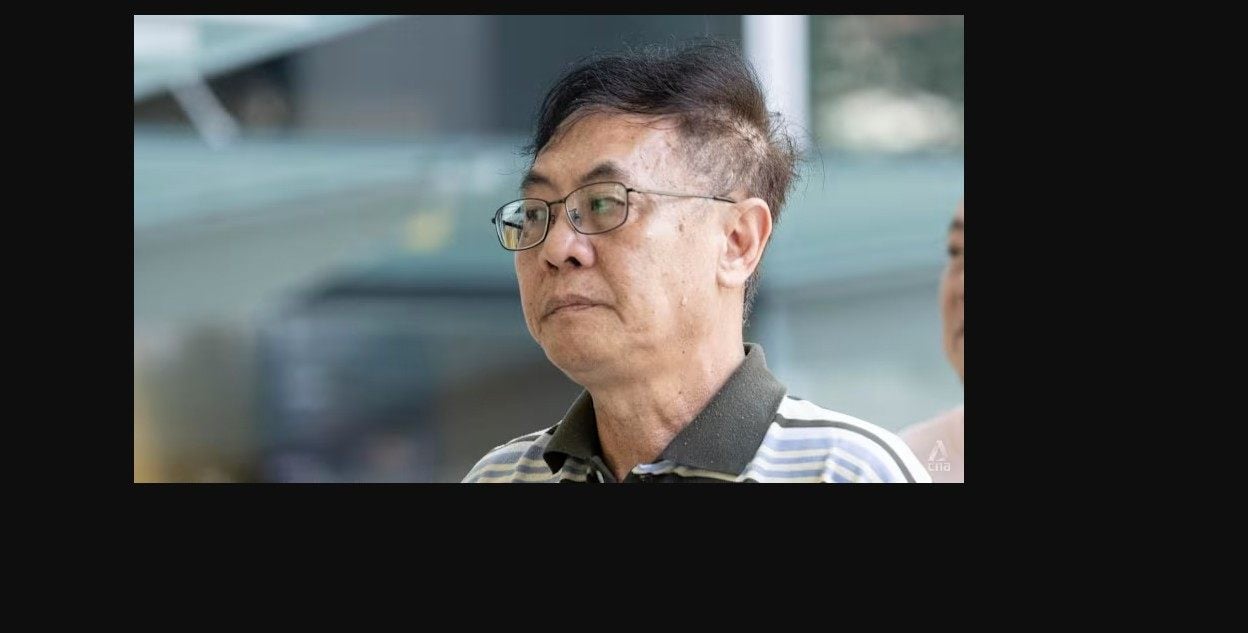 Low Kok Peng arrives at Singapore’s State Courts on Friday. Photo: CNA