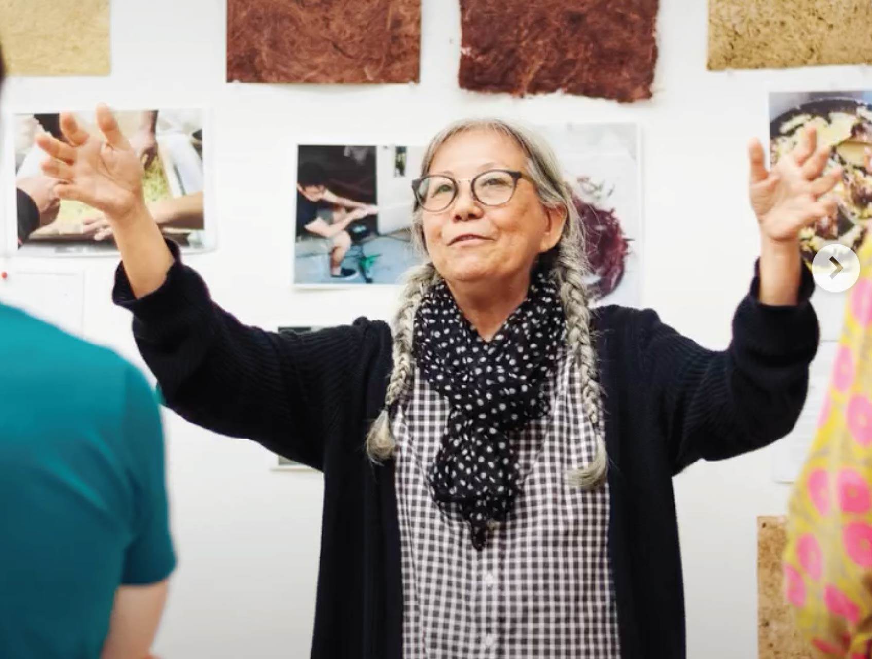 Amanda Heng at Art SG 2026. The Singaporean artist will represent her country at the 2026 Venice Biennale in May. Photo: Instagram/stpi_singapore