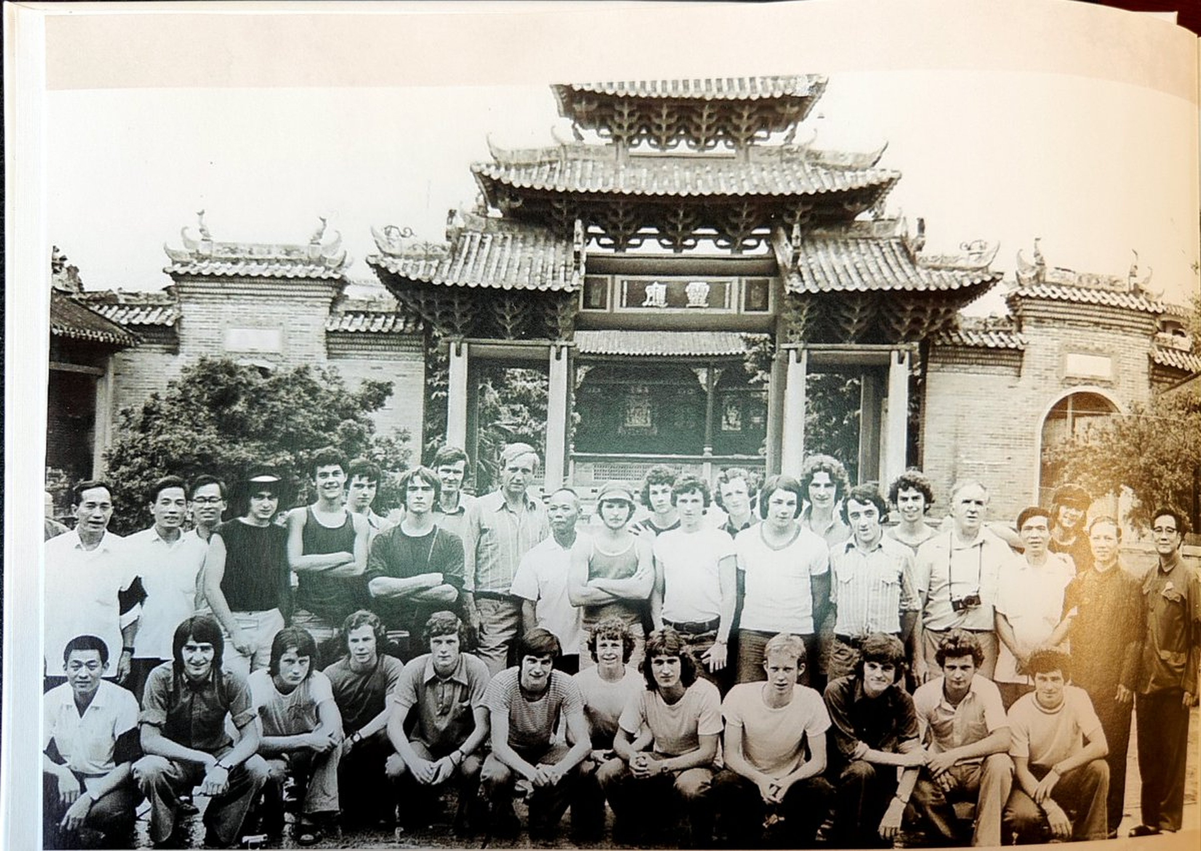 A squad of football players from University College Dublin were invited by the Chinese football association to play a series of matches across the country in 1976. Photo: X/ChinaEmbIreland