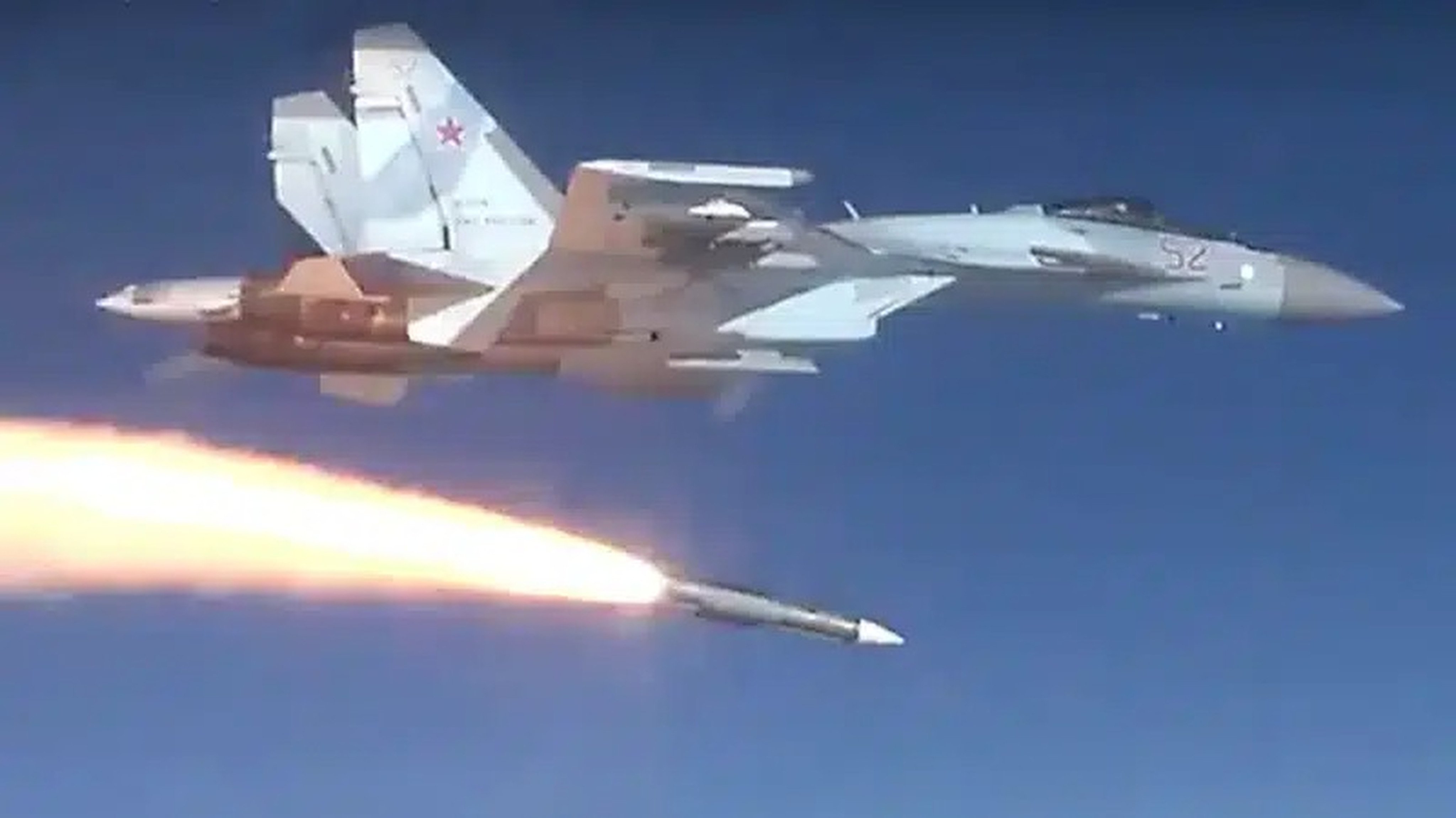 The missiles are fired from a Russian-made Su-35. Photo: Handout