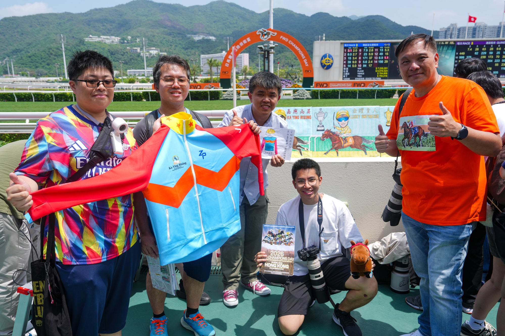 Fans of Ka Ying Rising attended to cheer on the world’s best horse. Photo: Sam Tsang