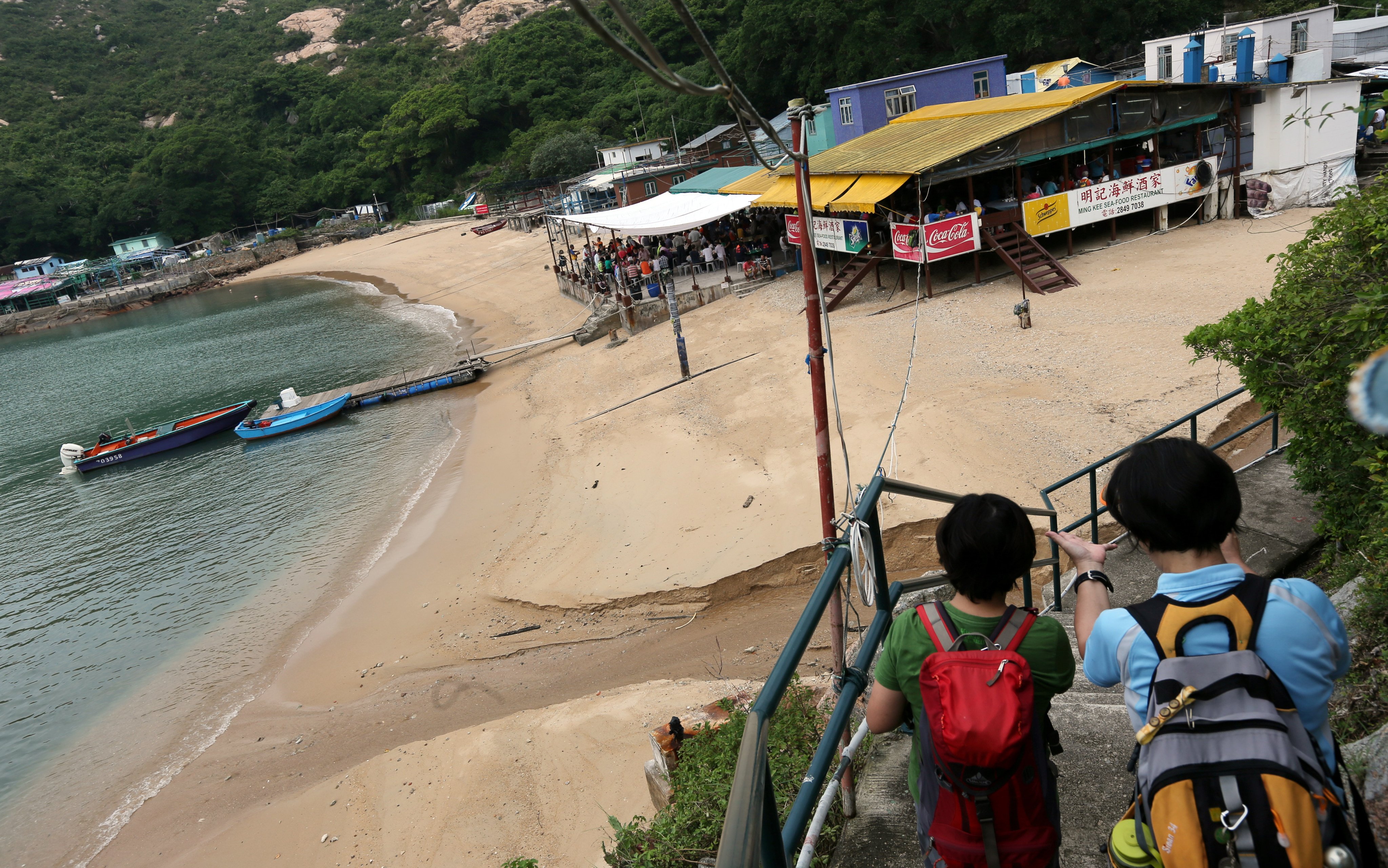 Located on the southern tip of Po Toi, the restaurant was once popular with people sailing boats that anchored in Tai Wan bay. Photo: SCMP