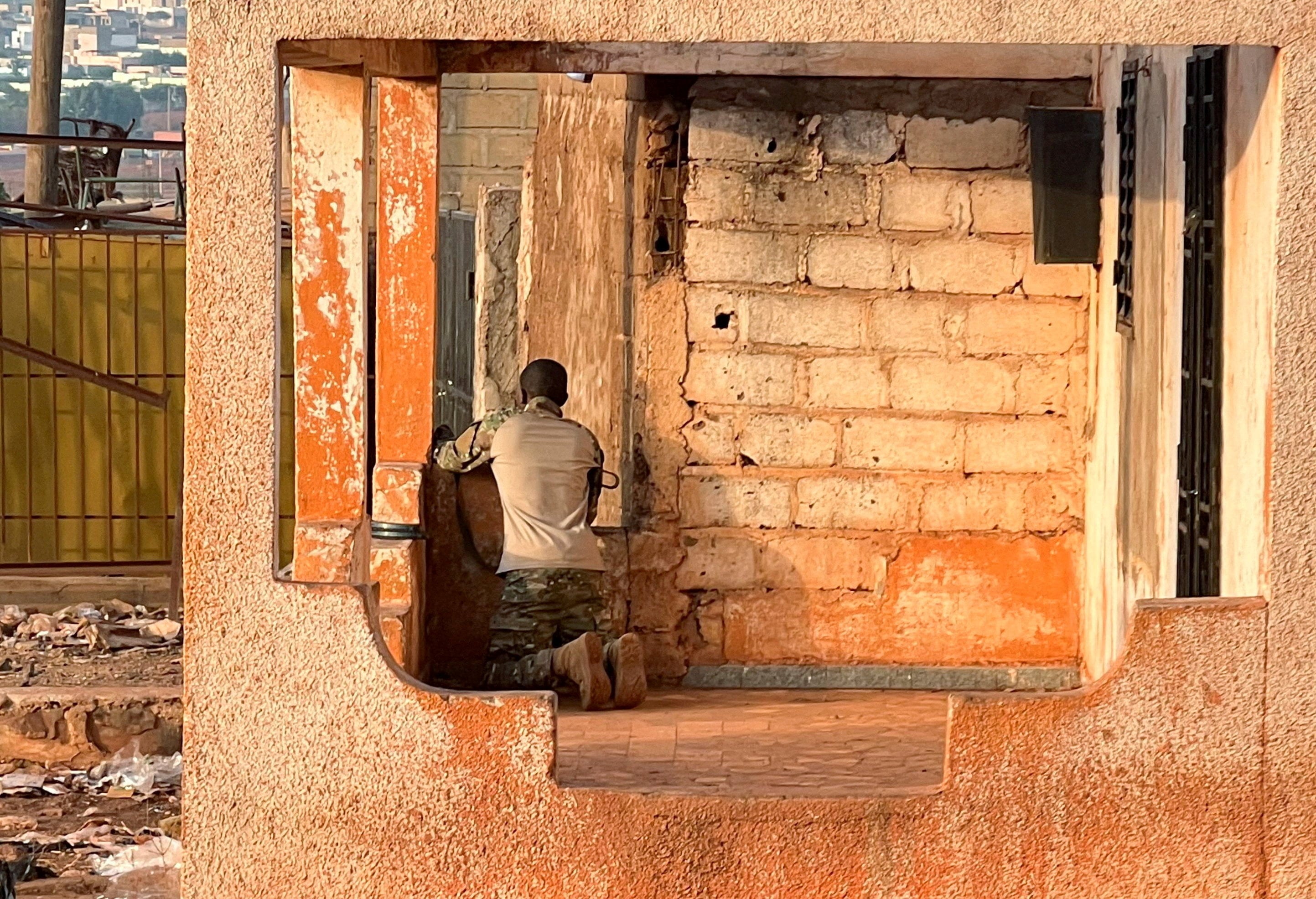 A Malian soldier during an attack on Kati outside the capital Bamako. Photo: Reuters