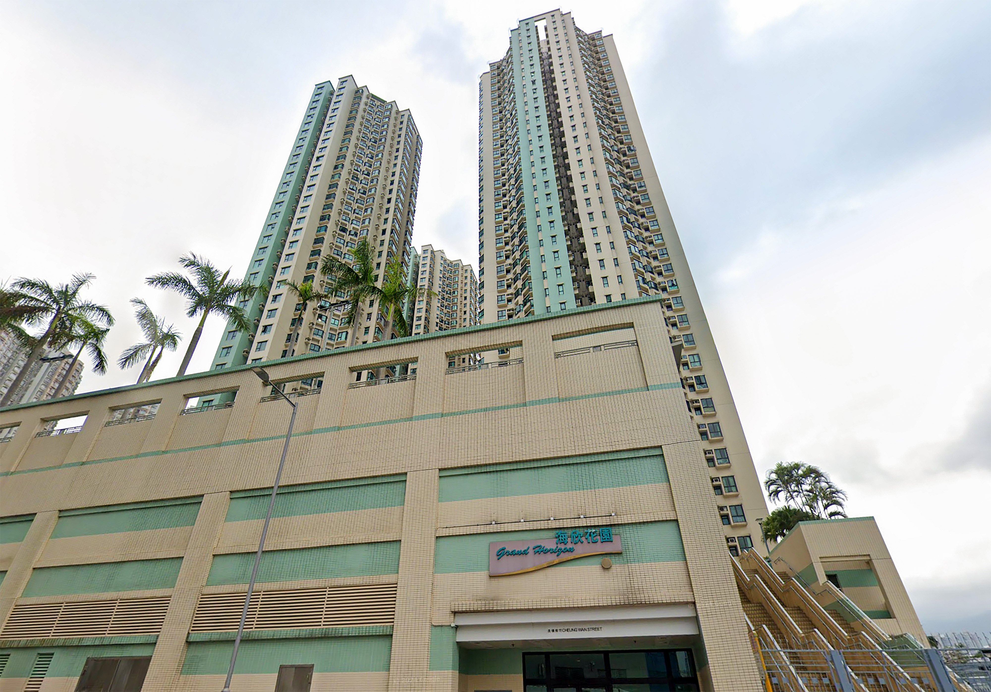 The offence is alleged to have occurred at a flat at Grand Horizon in Tsing Yi. Photo: Google Maps