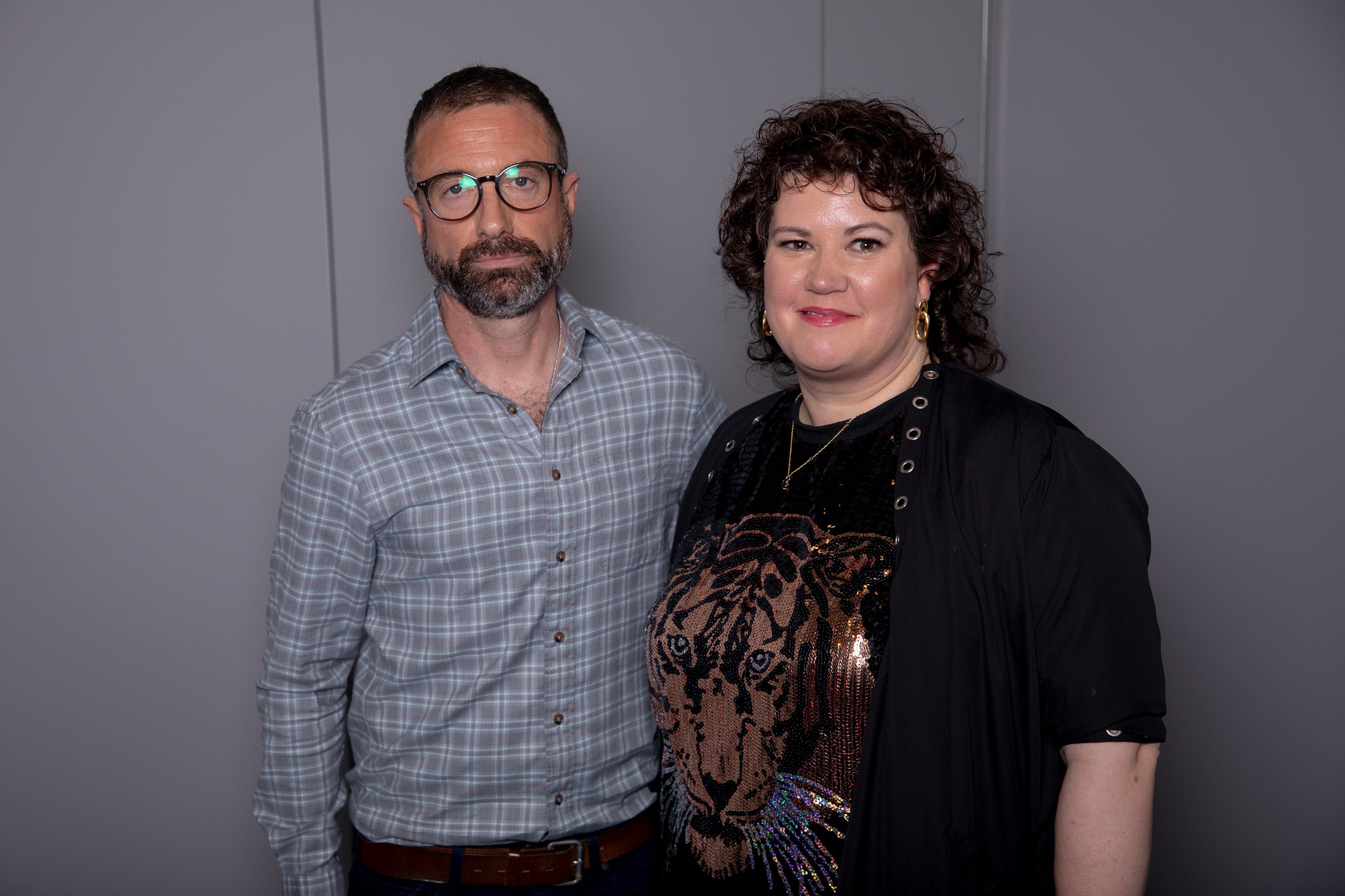 Heated Rivalry director-screenwriter Jacob Tierney and Rachel Reid, whose books are the basis of the series, are pictured in New York on April 18, 2026. The pair talk about the success of the HBO Max show based on Reid’s Game Changers book series, the joy of writing sex scenes and sequels in the works. Photo: Invision/AP