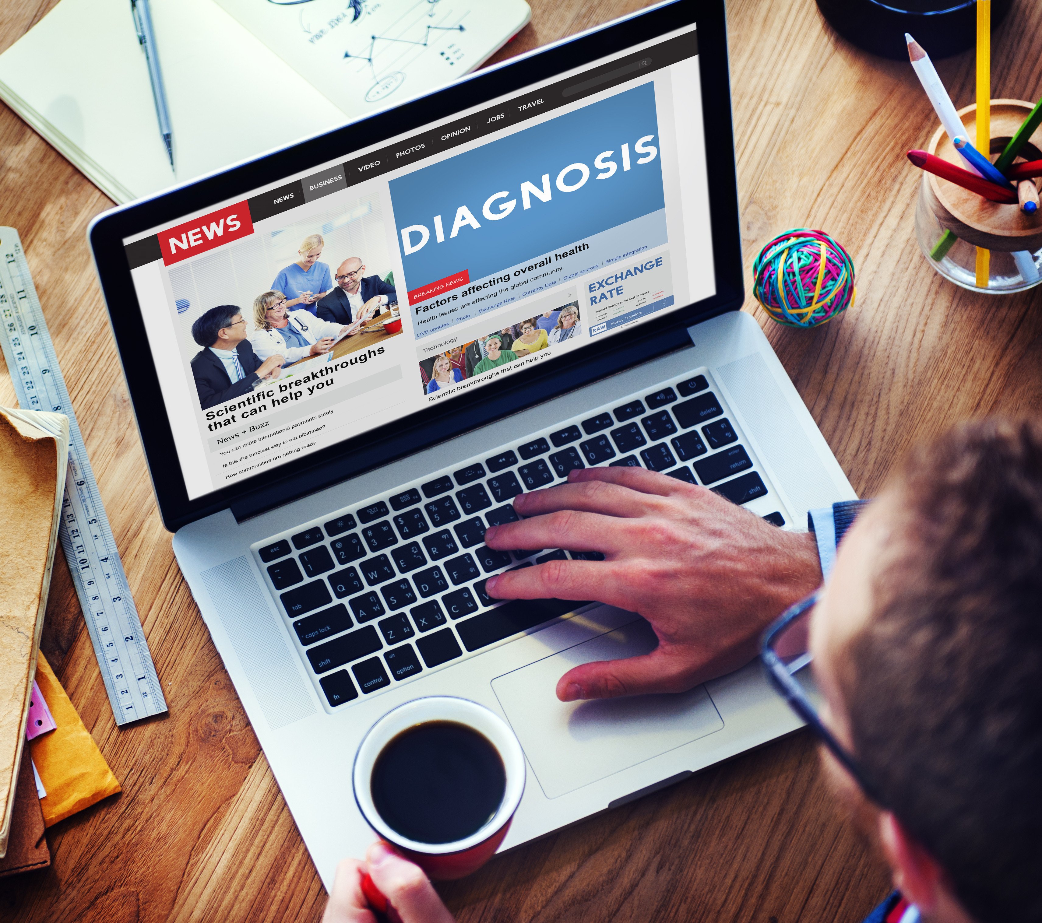 Cyberchondria is an unfounded fear of, or heightened attention to, serious physical illnesses based on perusal of internet content, according to one doctor. Photo: Shutterstock