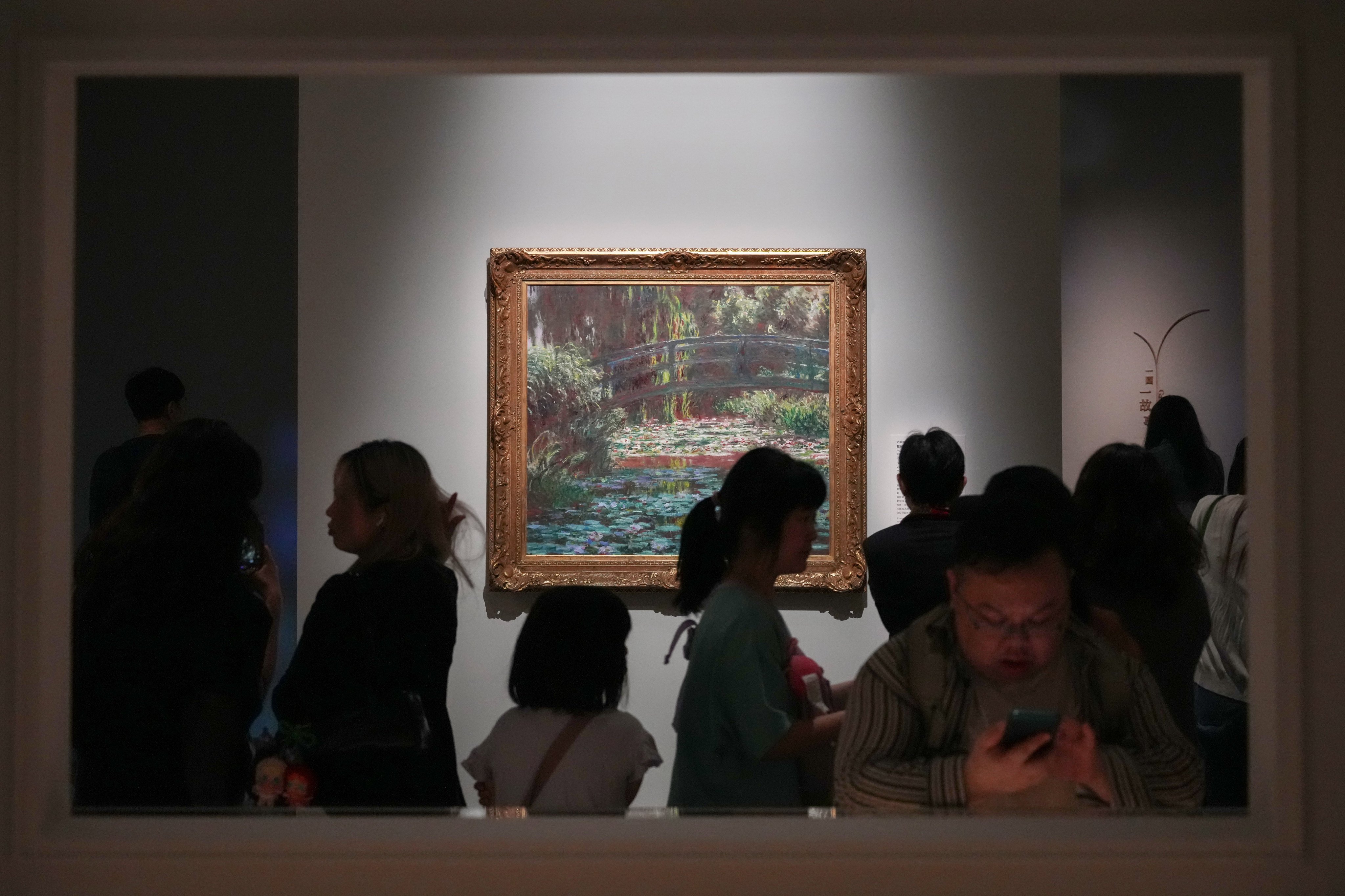 Claude Monet’s Water Lily Pond at the Hong Kong Museum of Art. Photo: Karma Lo