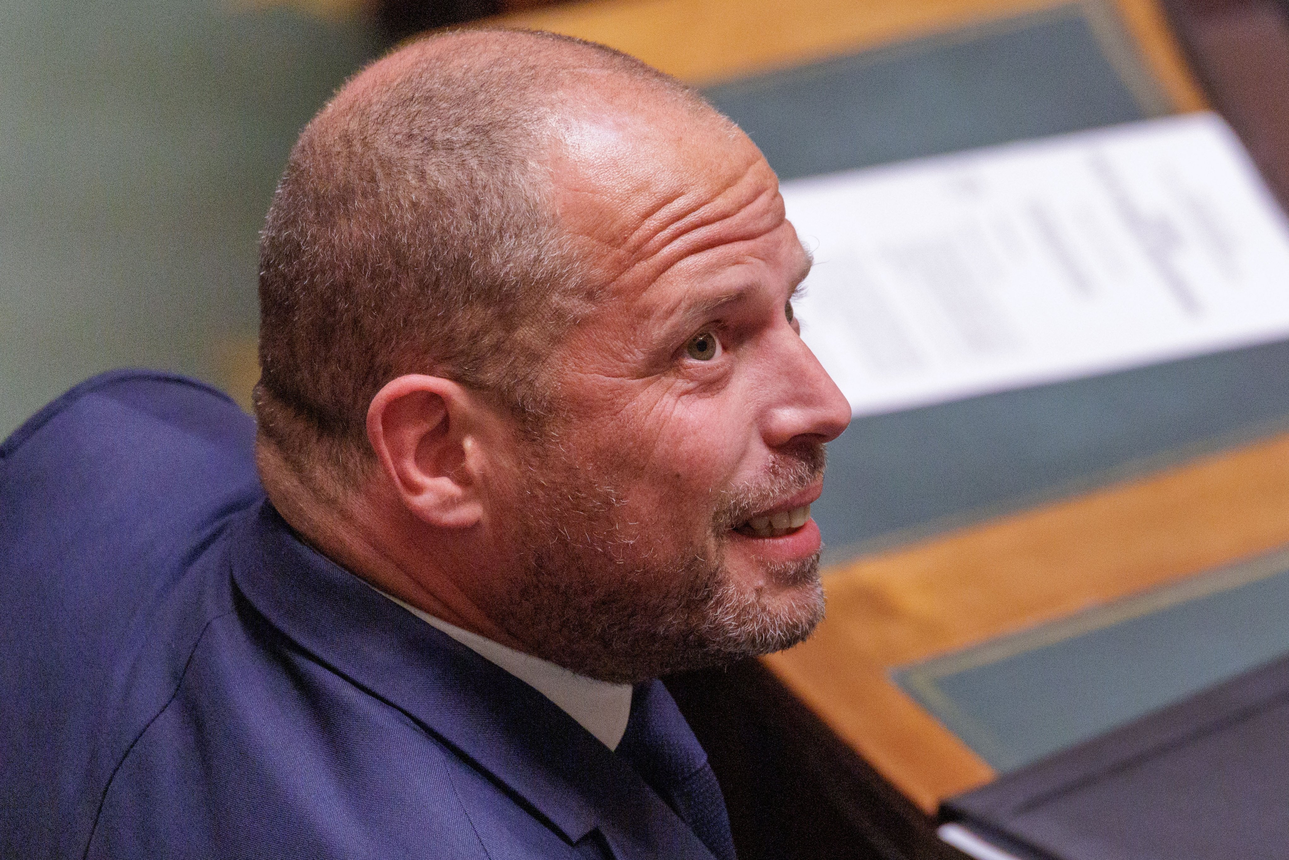 Belgian Minister of Defence Theo Francken at the Belgian Federal Parliament in Brussels earlier this month. Photo: EPA