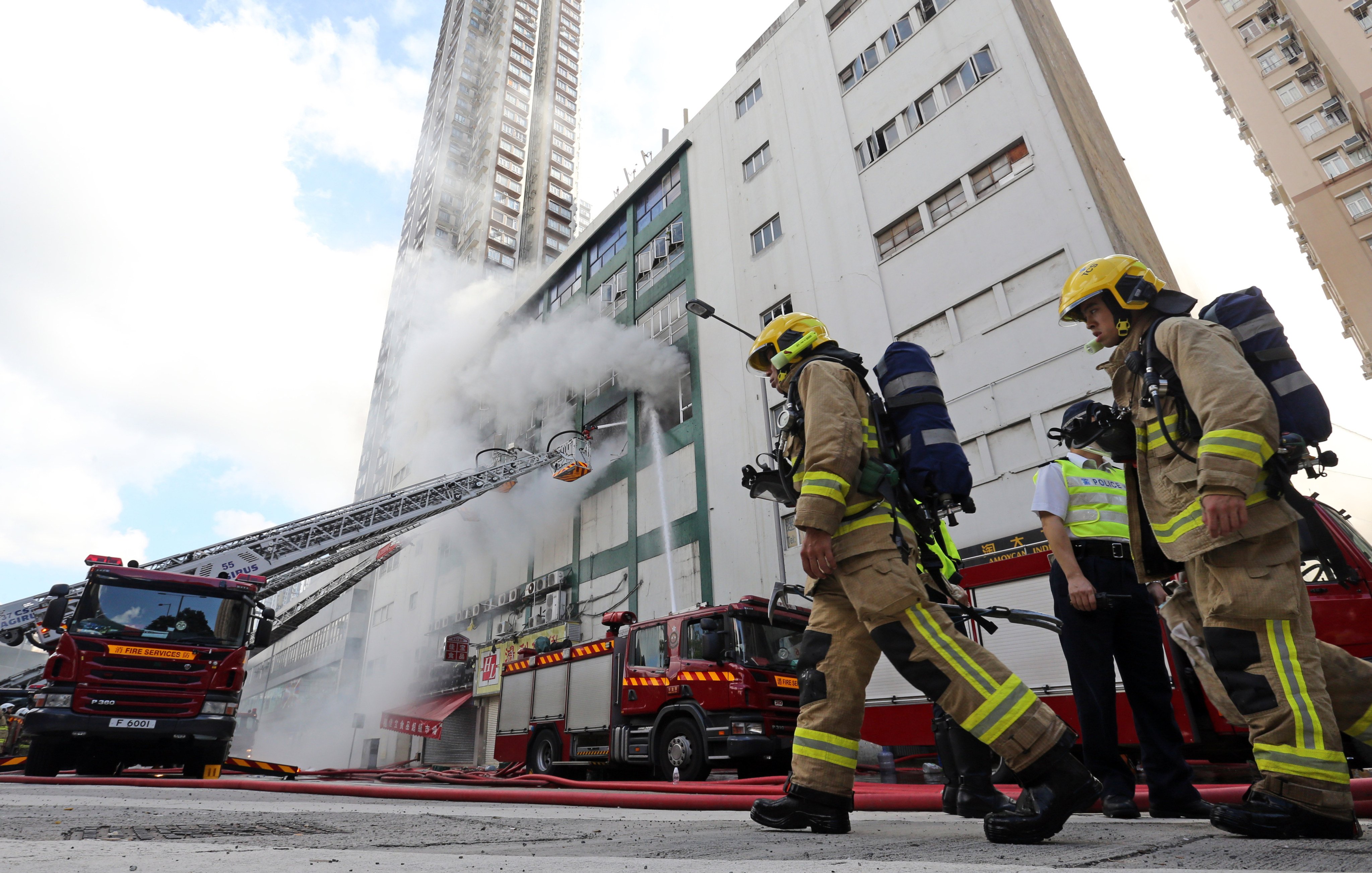 The Audit Commission’s report focused on fire safety at industrial buildings, a subject that came under public scrutiny after a blaze at a premises in Ngau Tau Kok took 108 hours to tame and killed two firefighters in June 2016. Photo: Felix Wong