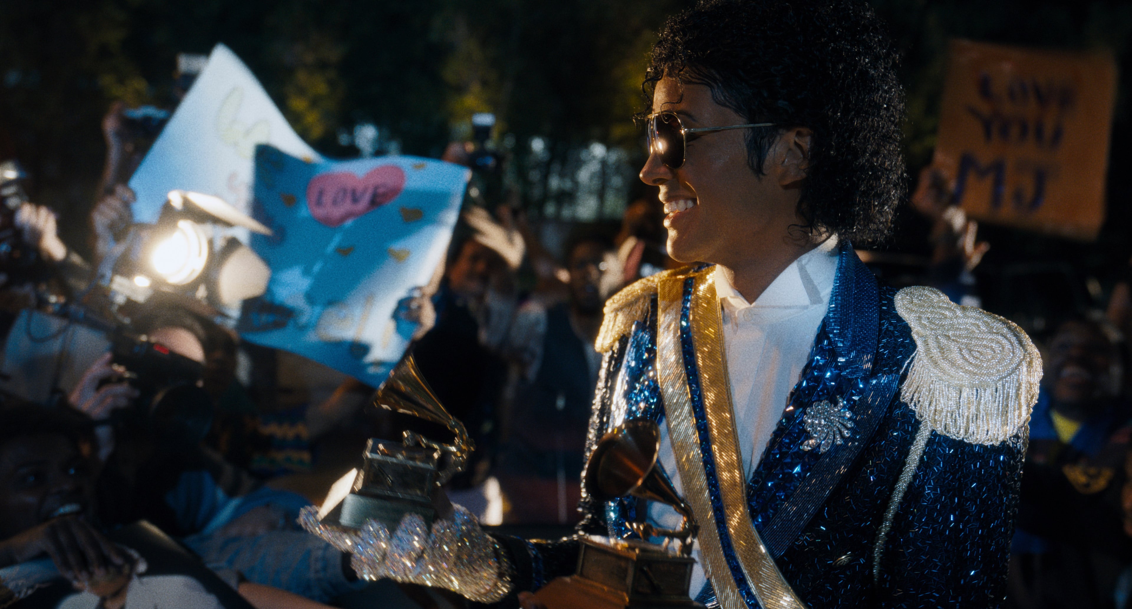 Jaafar Jackson stars as Michael Jackson in “Michael.” Photo: Lionsgate via AP