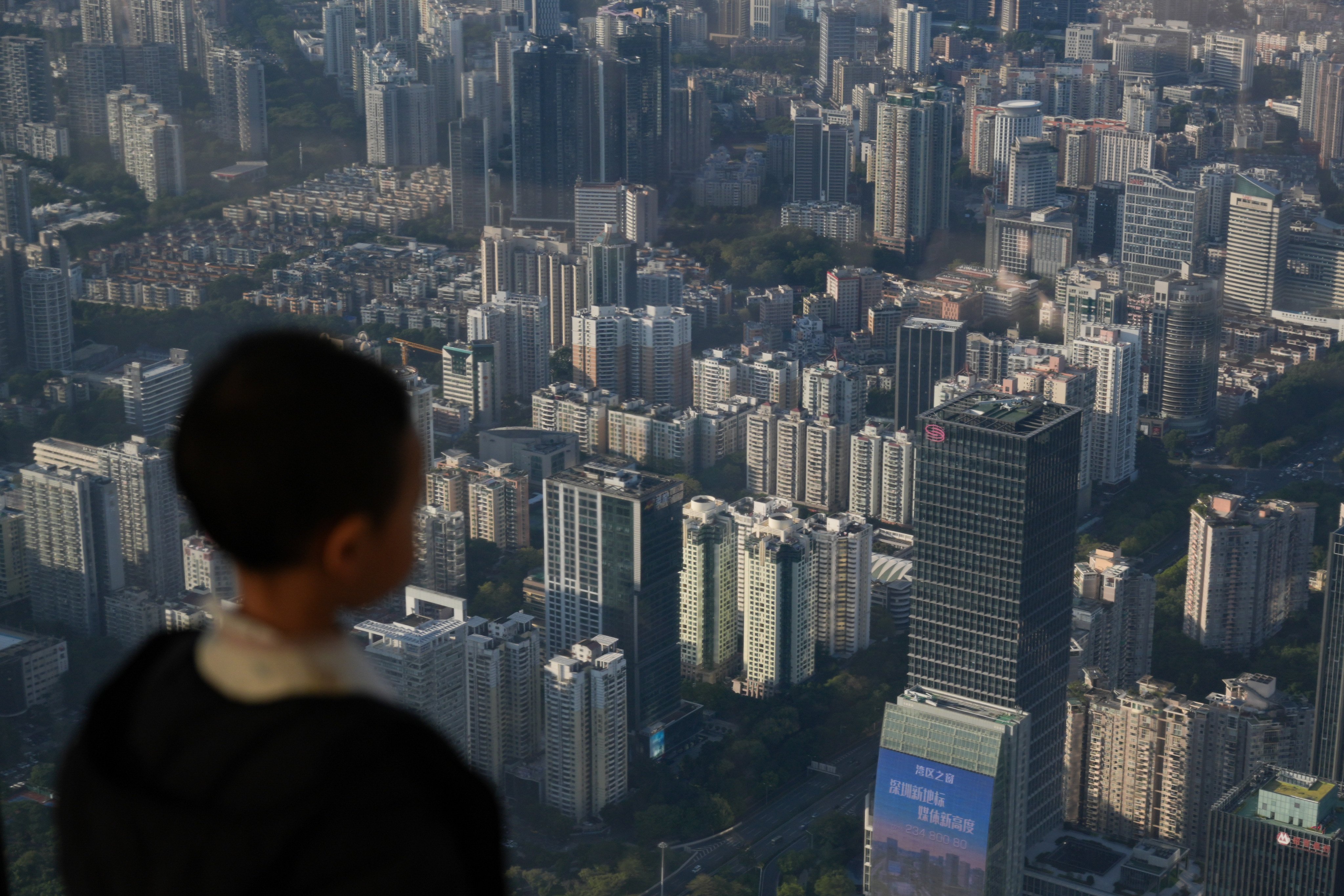 A view of Shenzhen from the 116th floor of Ping An Financial Center. Photo: Eugene Lee