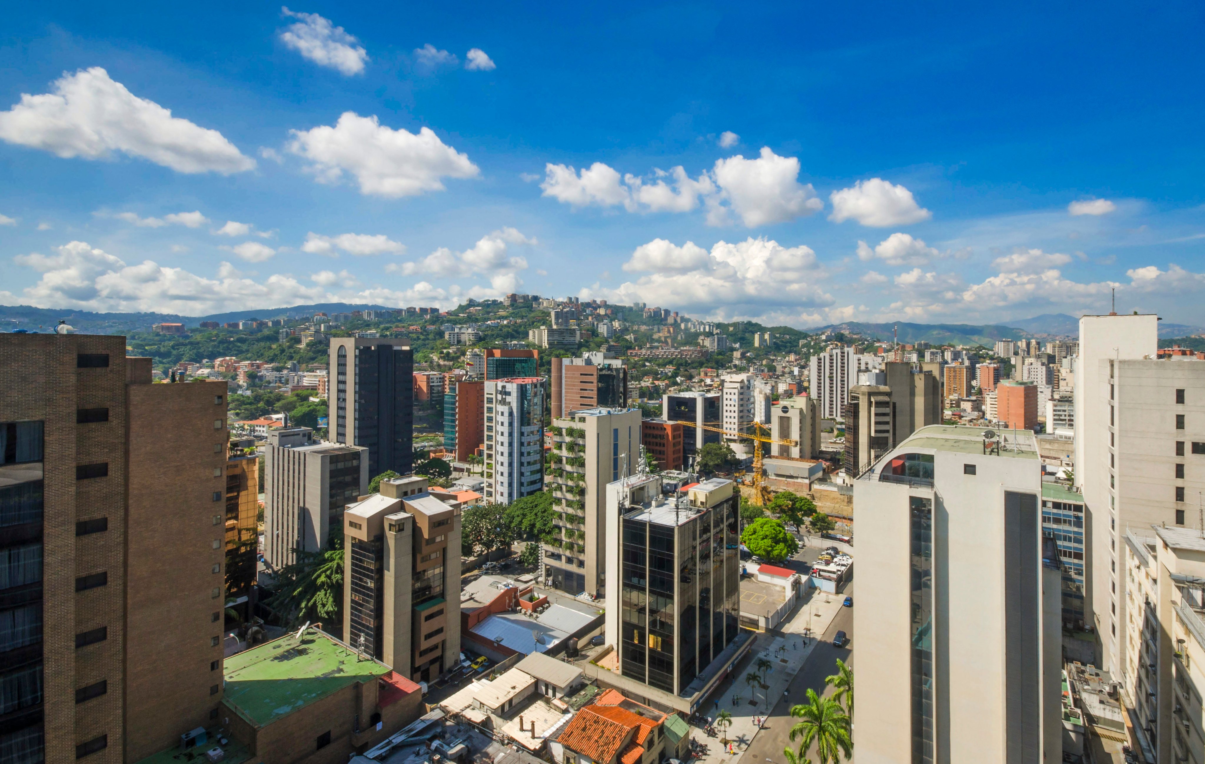 Panoramic view of Caracas, Venezuela. The resumption of US-Venezuela flights came after the US capture of then-president Nicolas Maduro in a stunning nighttime raid on his residence in Caracas in early January. Photo: Getty Images