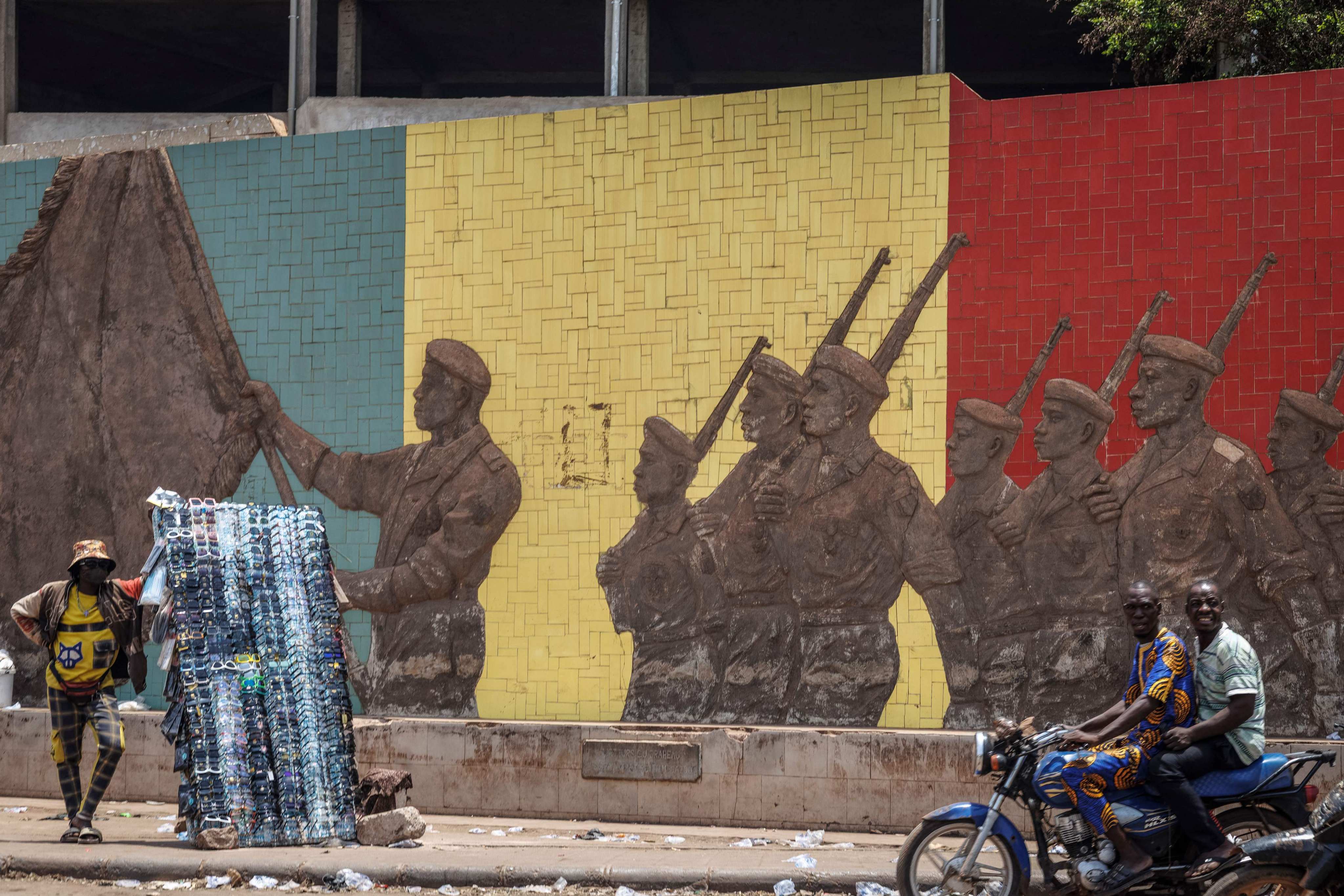 A monument for the Malian army in Bamako. Over the weekend, separatist rebels as well as jihadists launched the largest assault on the country in nearly 15 years. Photo: AFP