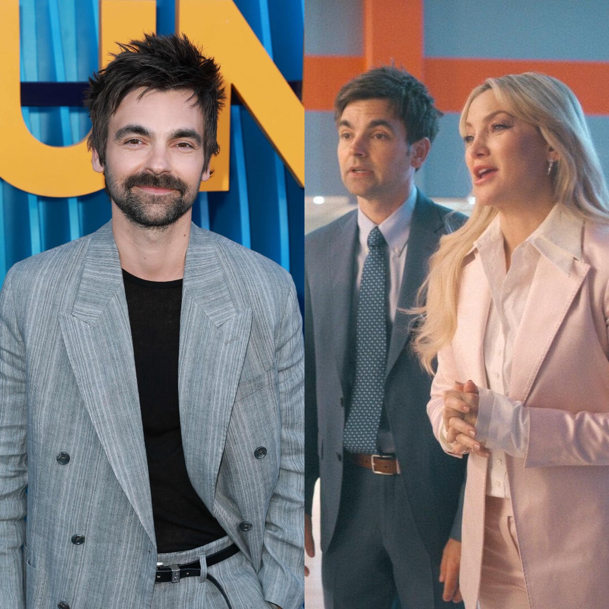 Drew Tarver, who plays Sandy Gordon in Kate Hudson’s Running Point, attends the premiere of the show’s second season at the Egyptian Theatre in Hollywood. Photos: AFP, IMDB
