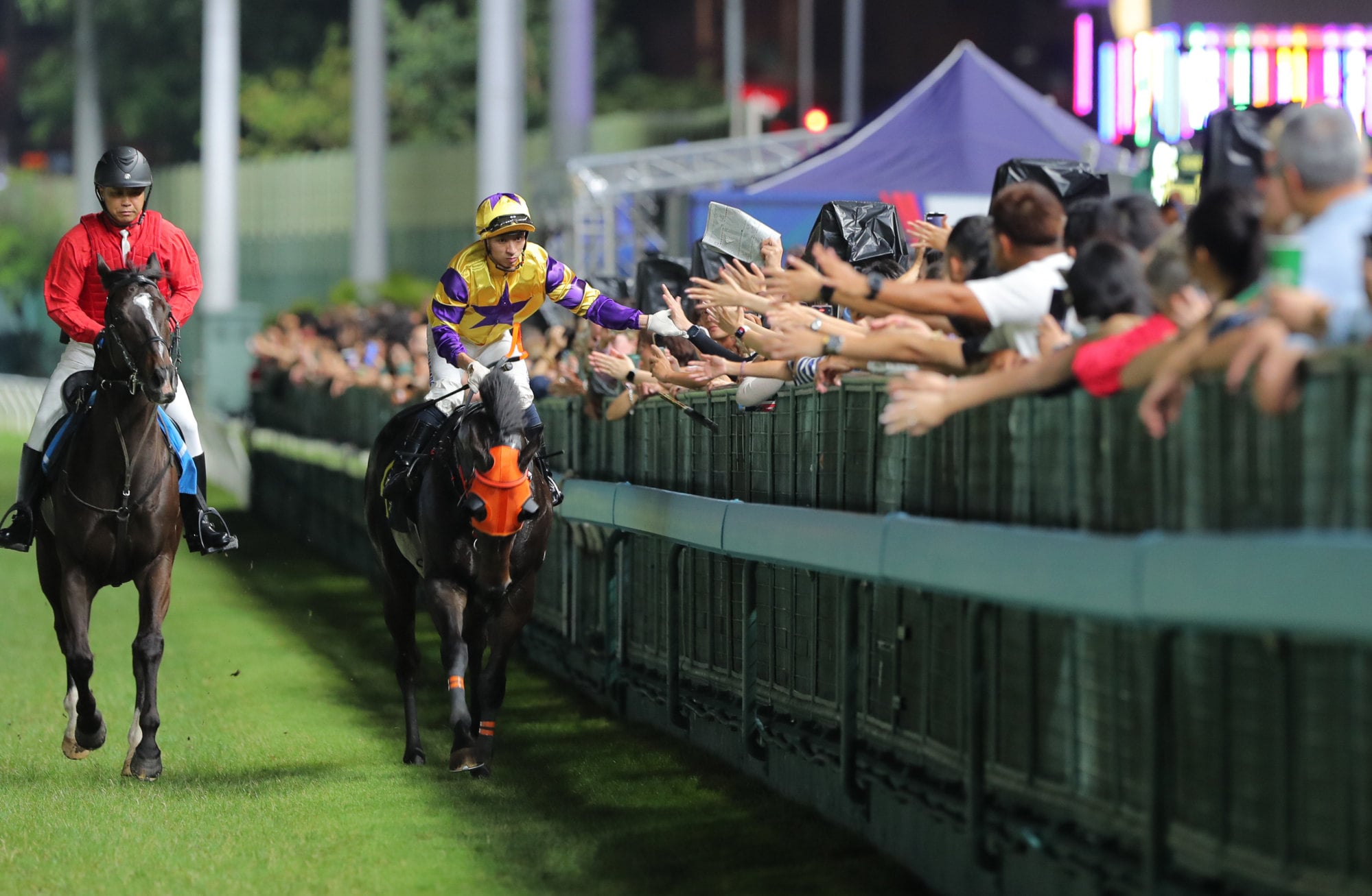 Matthew Chadwick broke his long drought with victory on Another Zonda at Happy Valley.