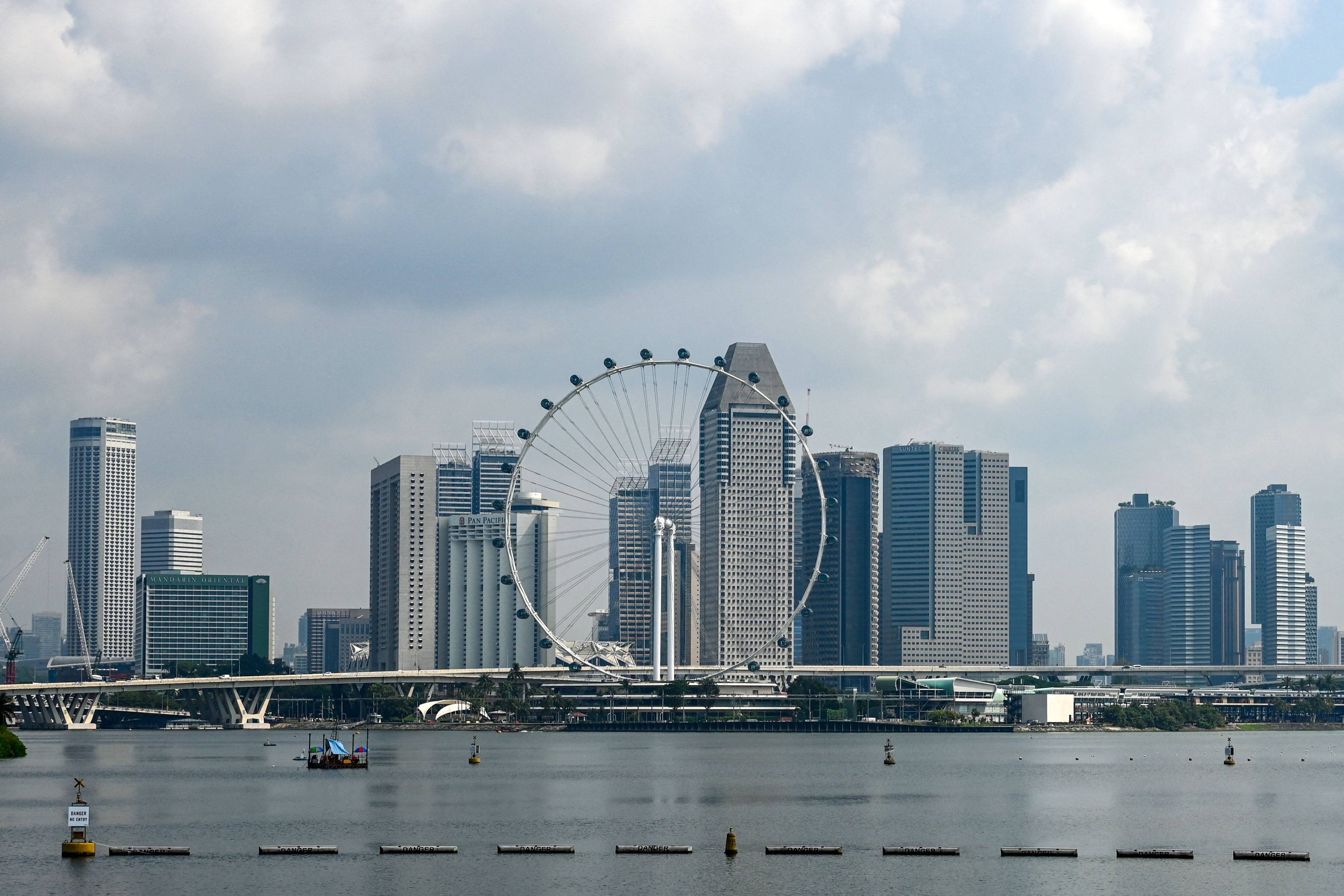 Singapore’s skyline. Three Chinese nationals received jail terms for a social media-fuelled burglary spree targeting wealthy homes in the city state. Photo: AFP