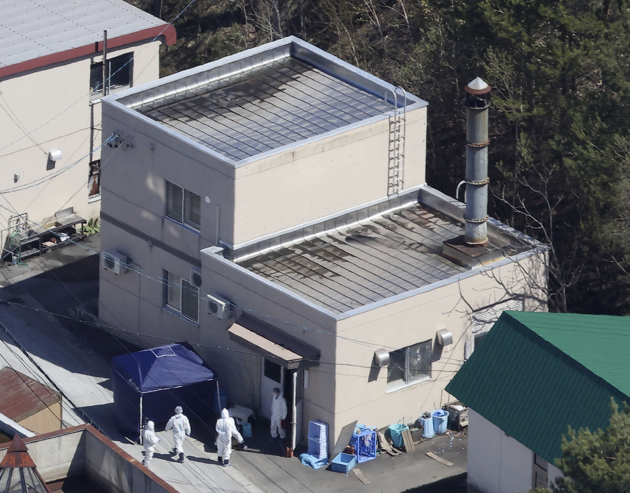 The building housing an animal crematorium at Asahiyama Zoo in Hokkaido, Japan. Photo: Kyodo