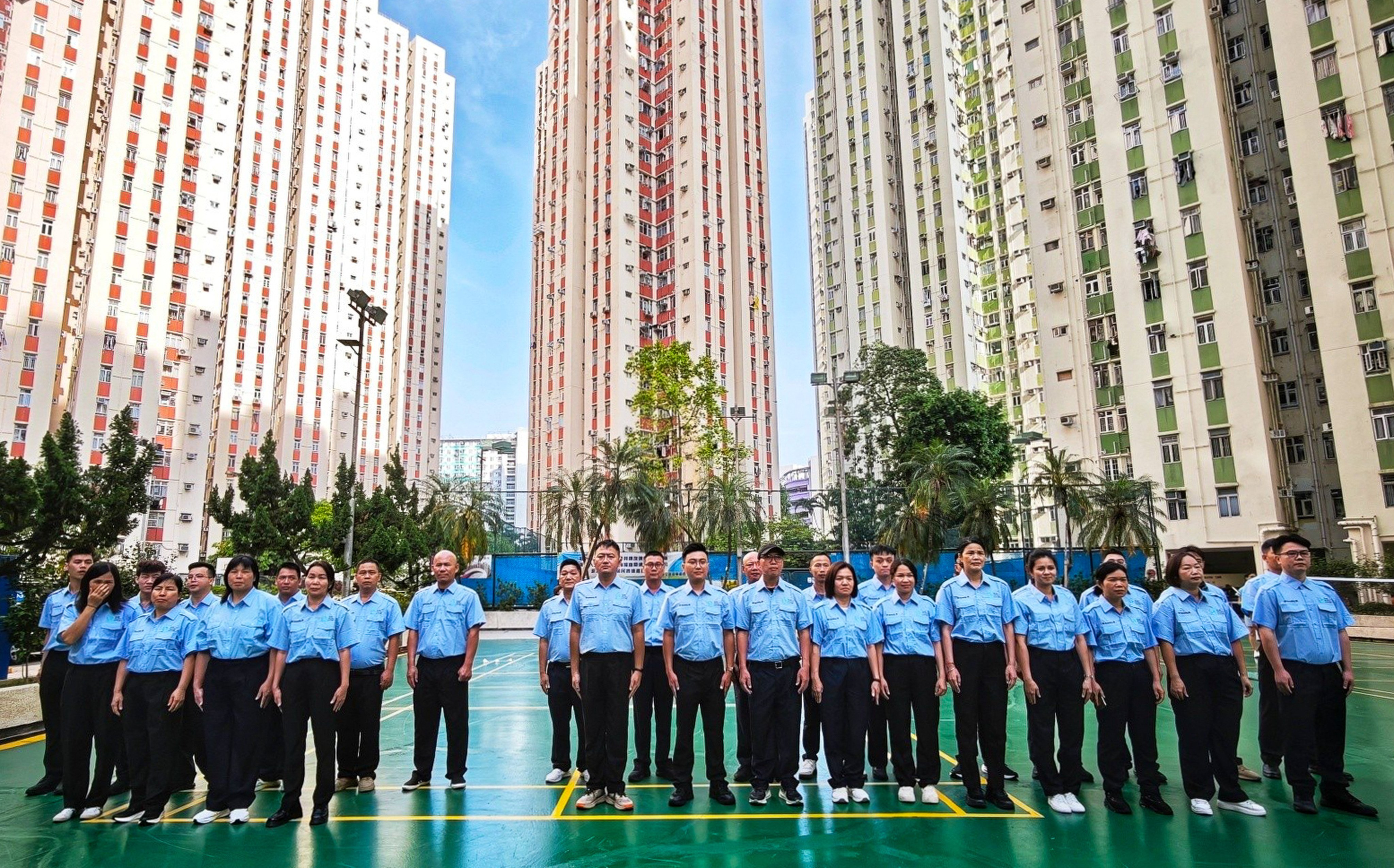 The owners’ corporation of Richland Gardens in Kowloon Bay has come under fire after announcing that 31 guards from mainland China would be hired through a government labour scheme. Photo: Handout