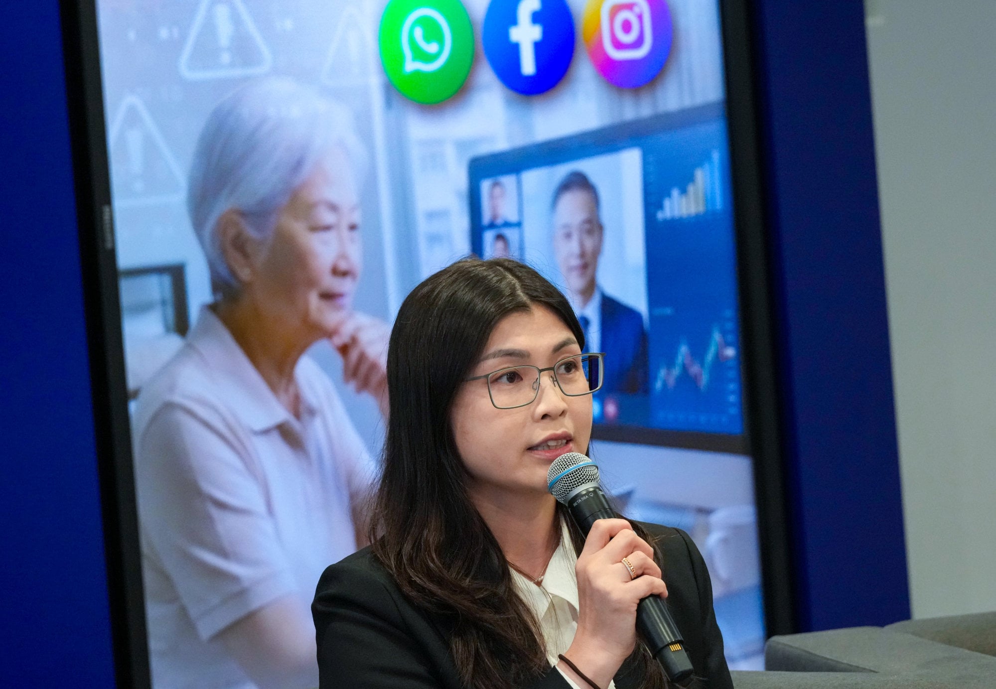 The highest amount withdrawn from a sham investment platform among respondents was HK$1 million, but the victim ultimately lost HK$5.4 million, according to Superintendent Theodora Lee. Photo: Jelly Tse