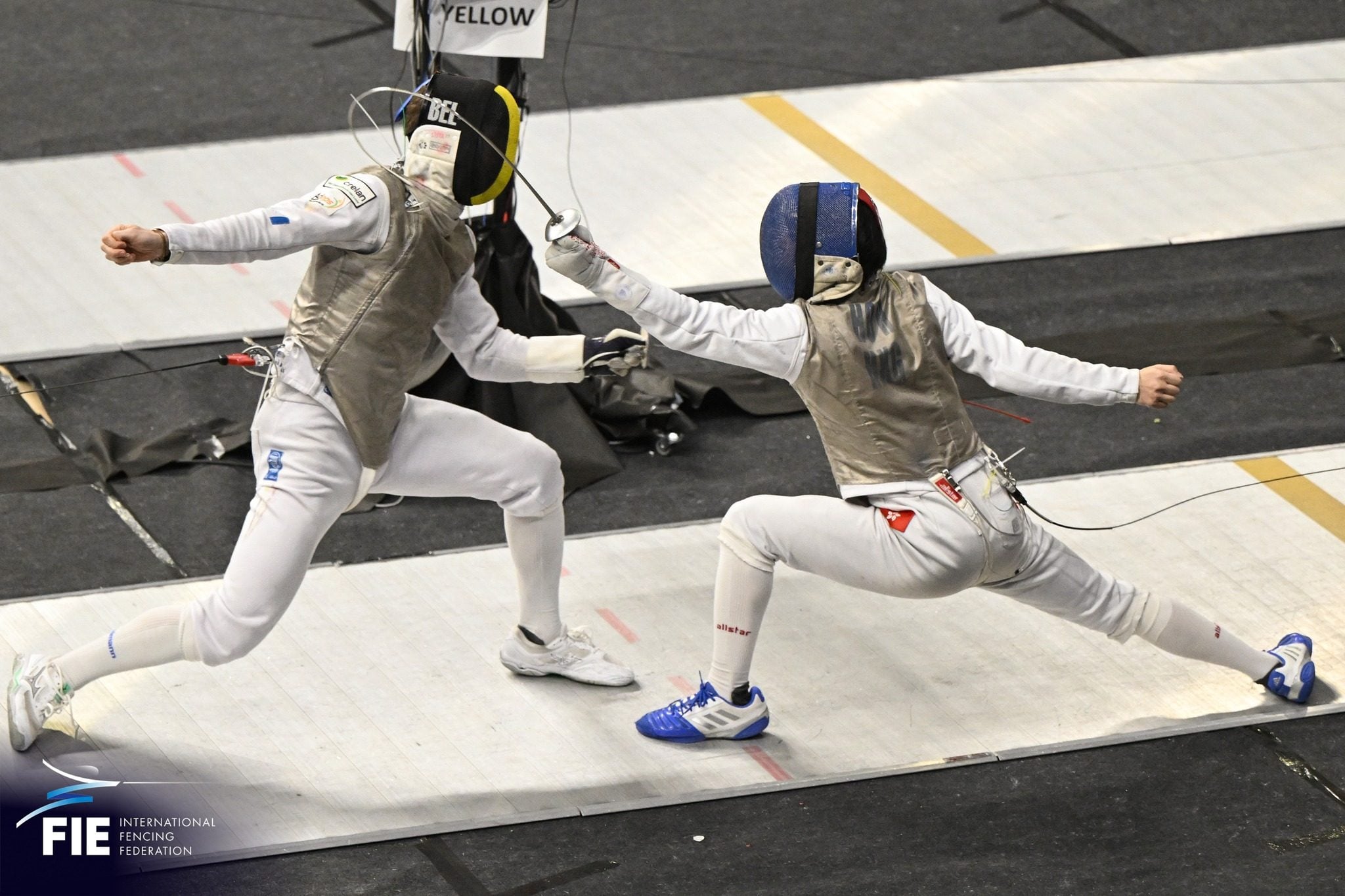 Teenager Harris Ho (right) was one of the standout performers at the FIE World Cup event. Photo: FIE