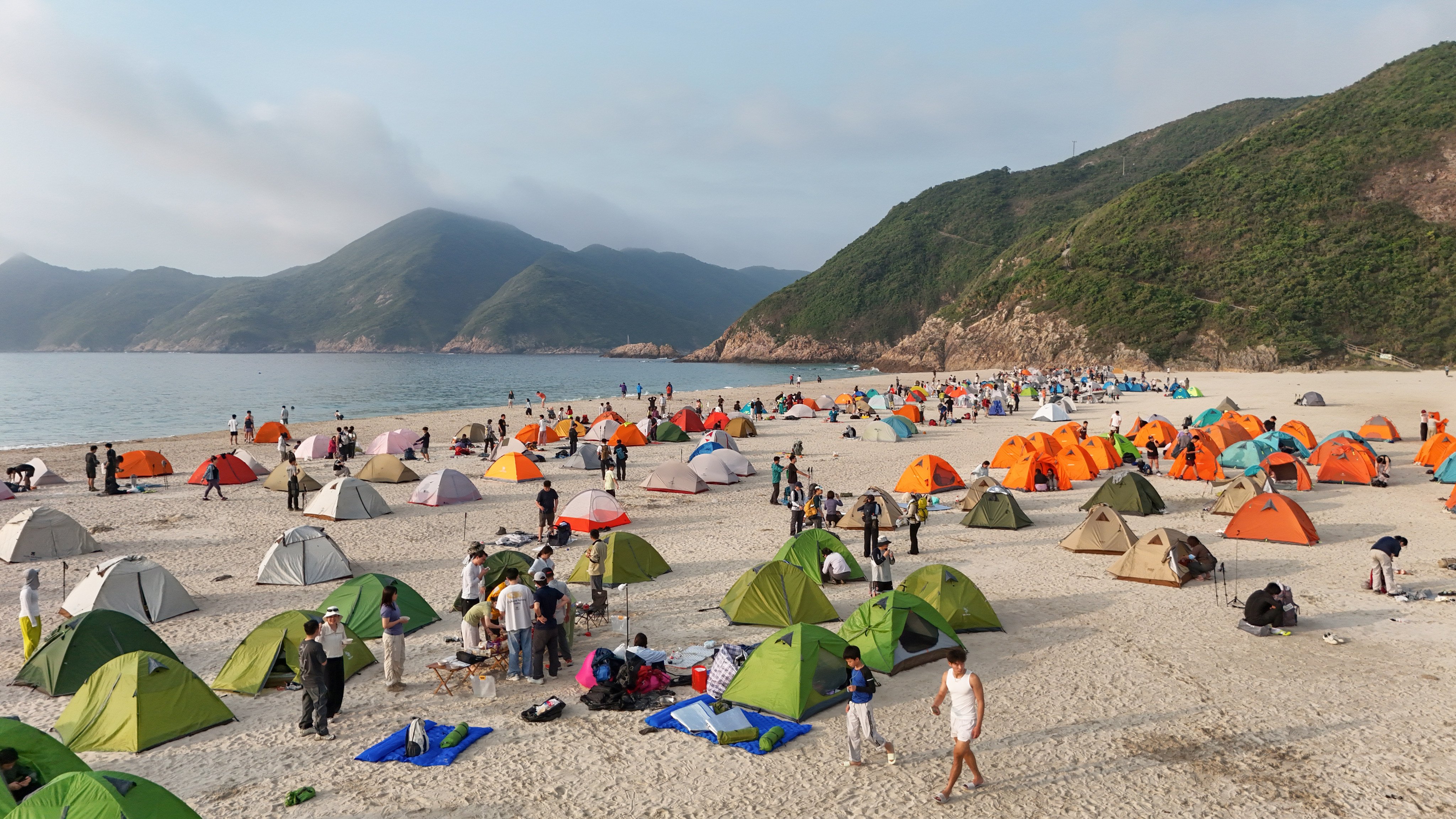 Travellers camp at Ham Tin Wan. Photo: Edmond So