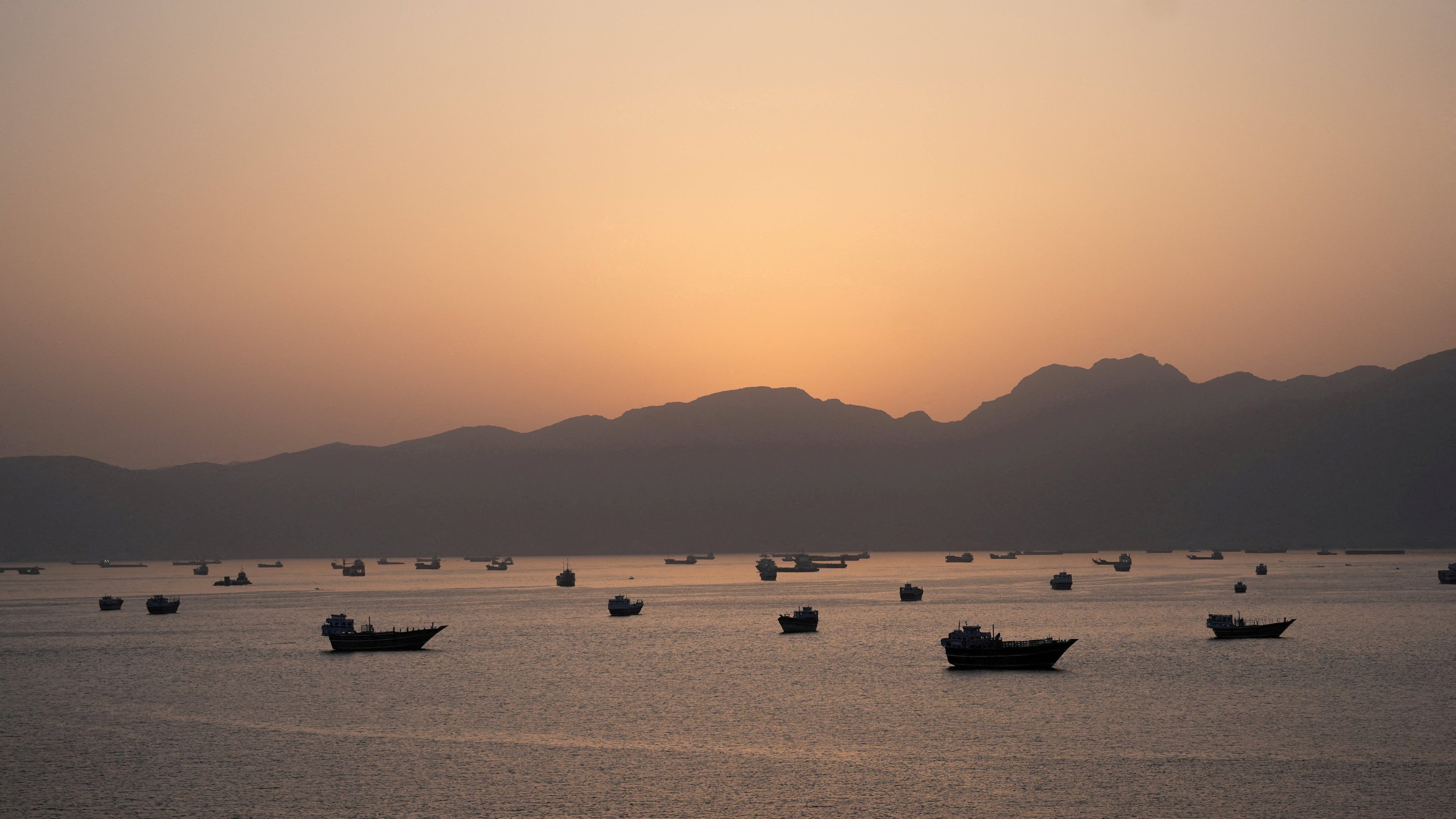 Ships and boats in the Strait of Hormuz. Photo: Reuters