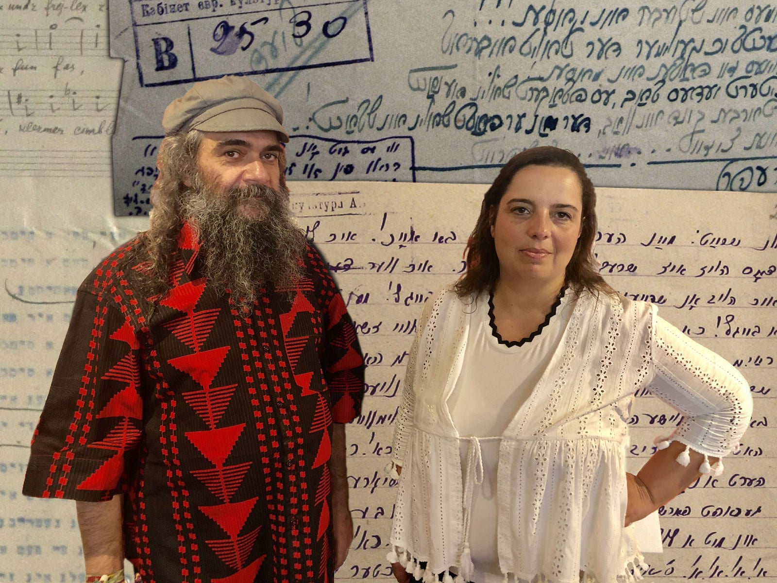 Songwriter and musician Psoy Korolenko and the University of Toronto’s Anna Shternshis led the project to bring the songs to life. Photo: Daniel Rosenberg