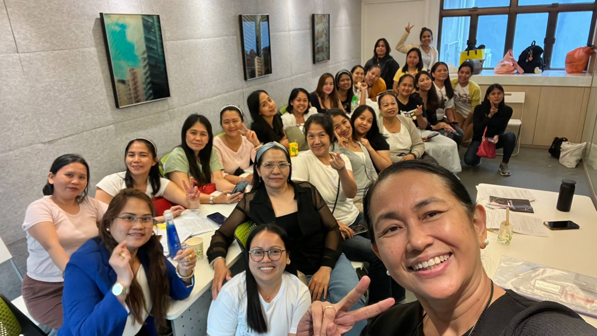Enrich conducts free financial literacy workshops for domestic workers in Hong Kong. Photo: Handout