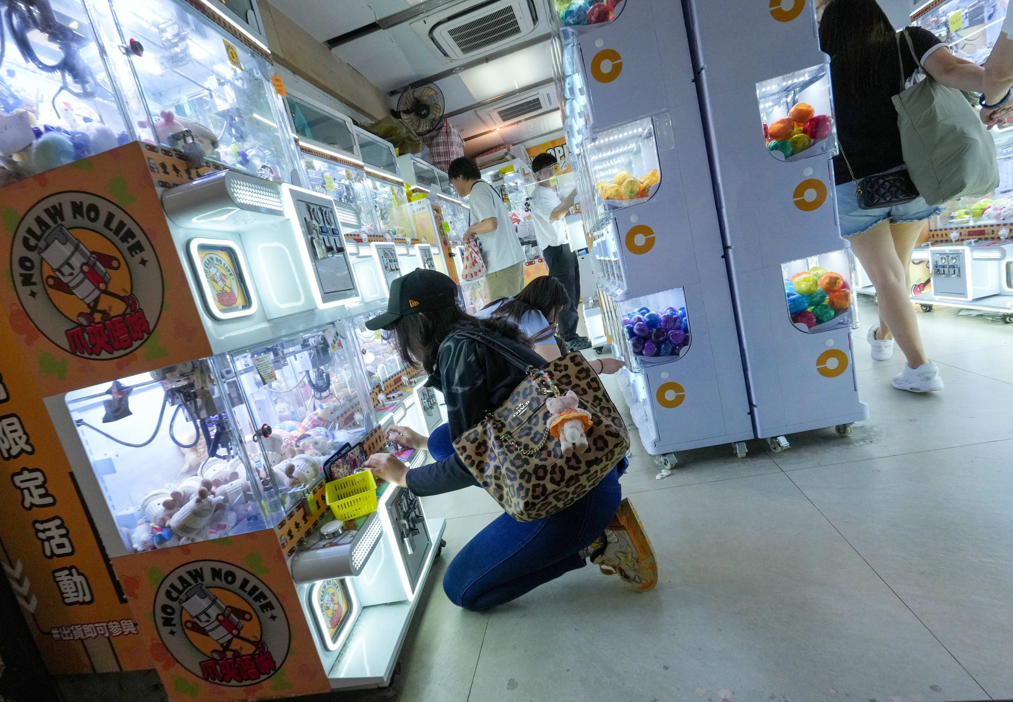 A claw machine store in Causeway Bay, Hong Kong, on May 4. Photo: Jelly Tse