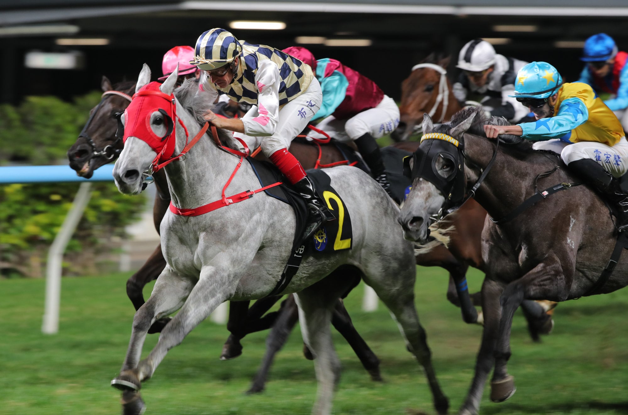 Allcash wins under Hugh Bowman back in November at Happy Valley.