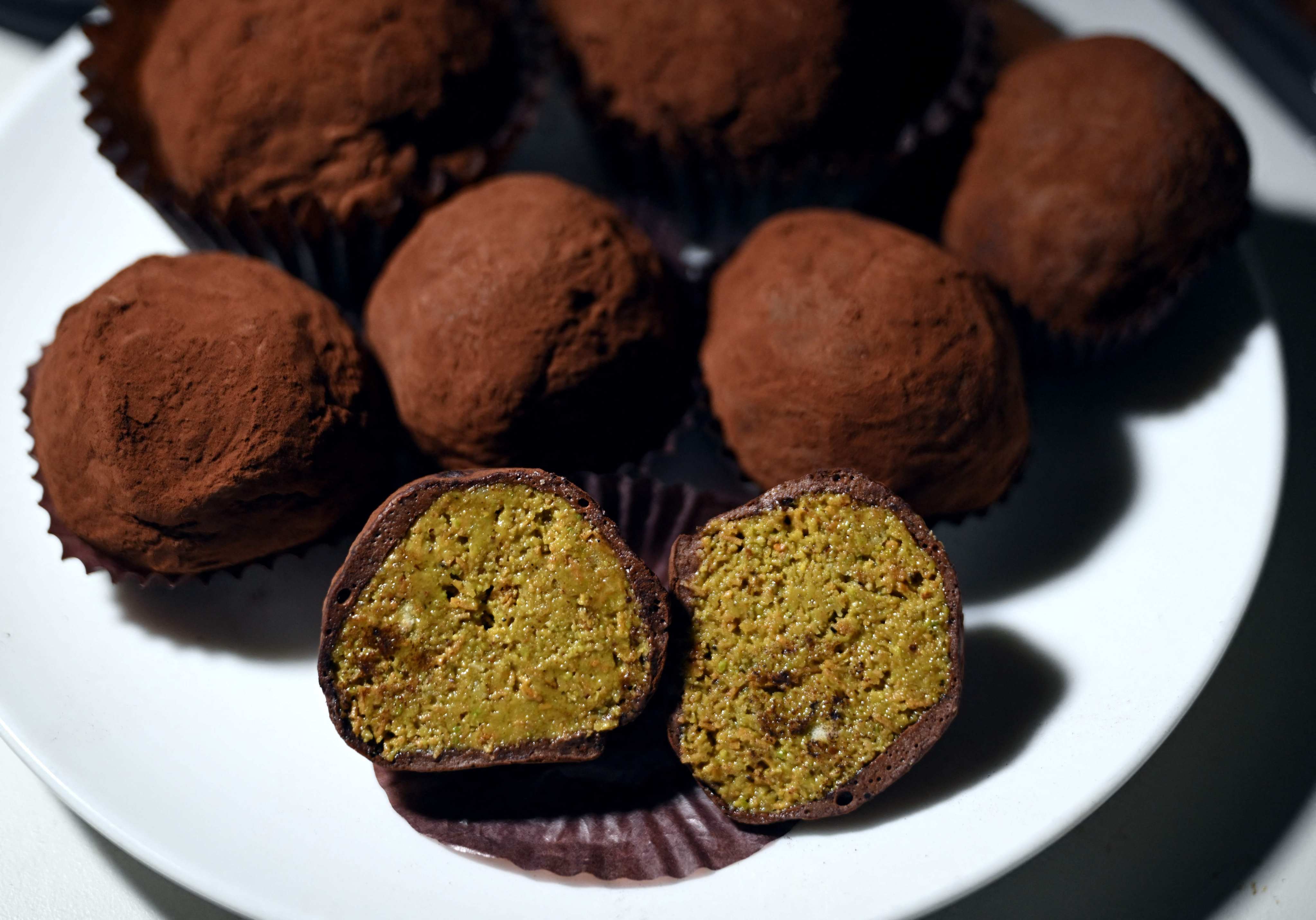 Chewy and crunchy, these round “Dubai-style” chocolate cookies have become a must-buy dessert in South Korea. Photo: AFP