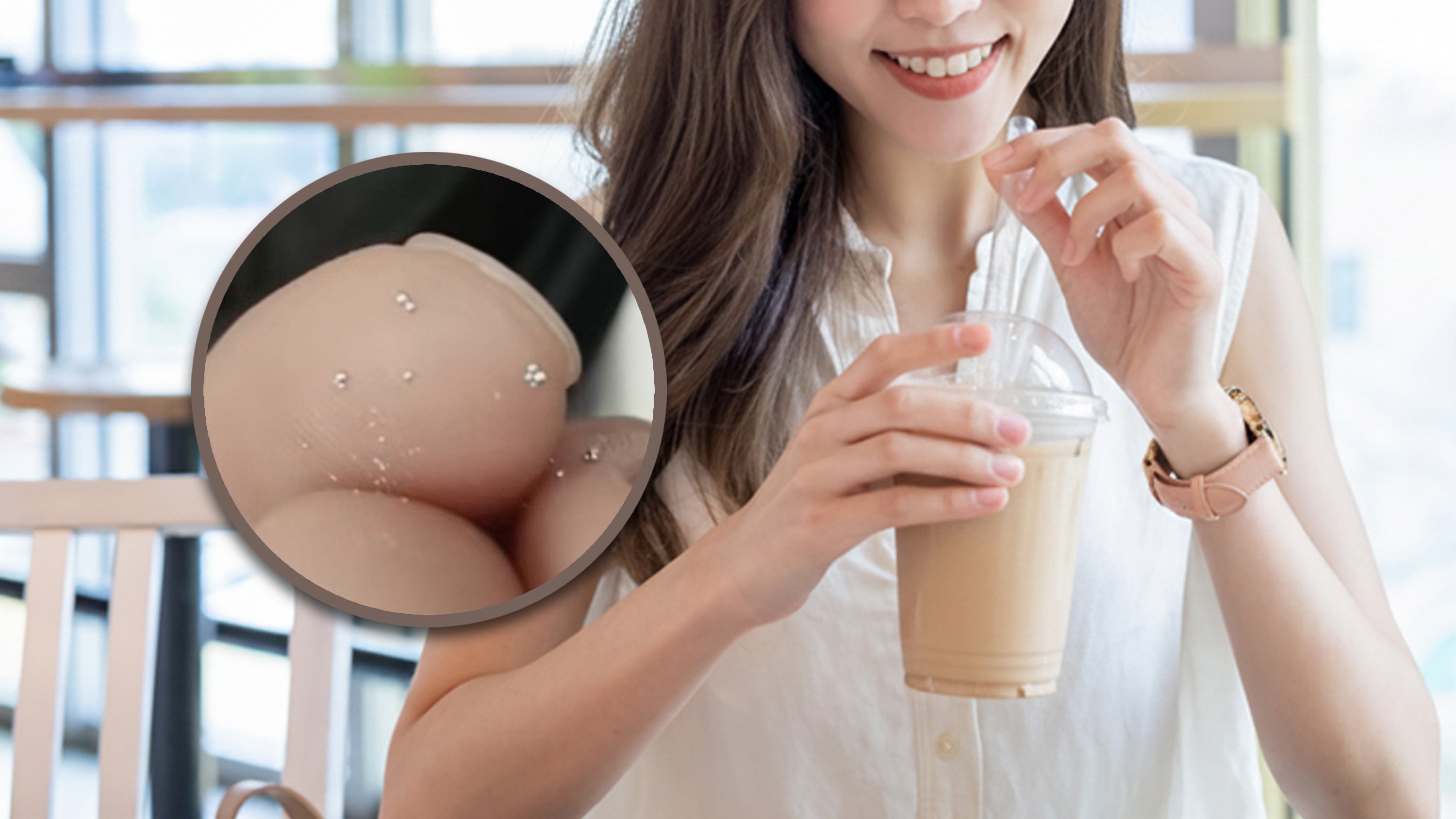 A Chinese woman who accused a milk tea shop of contaminating her drink with mercury later found out the heavy metal was planted by her boyfriend. Photo: SCMP composite/Shutterstock/Weibo