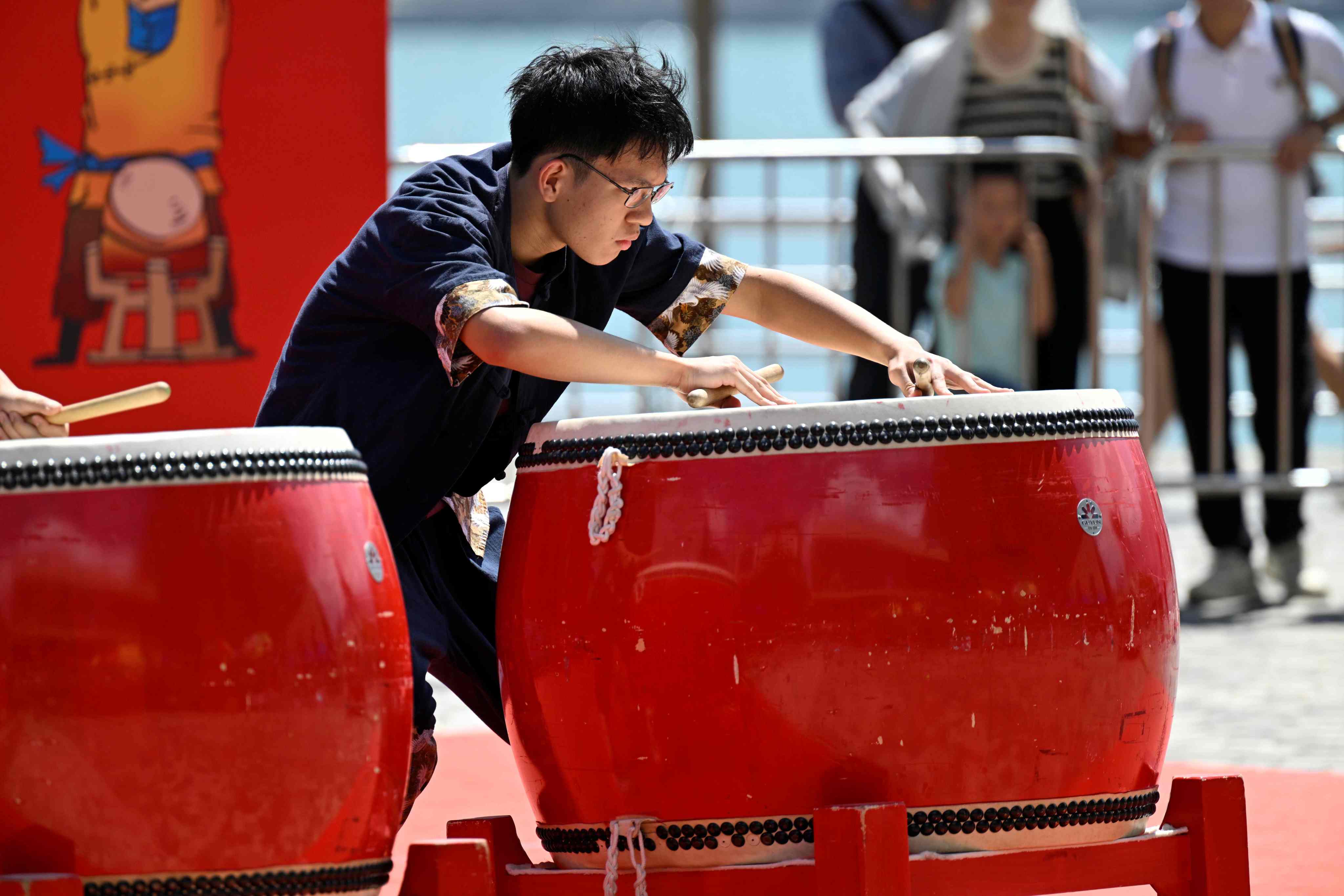 Boris Lau Chung-kiu has served as captain of his school’s Chinese Drum Ensemble and vice‑chairman of the Chinese Orchestra. Photo: Handout