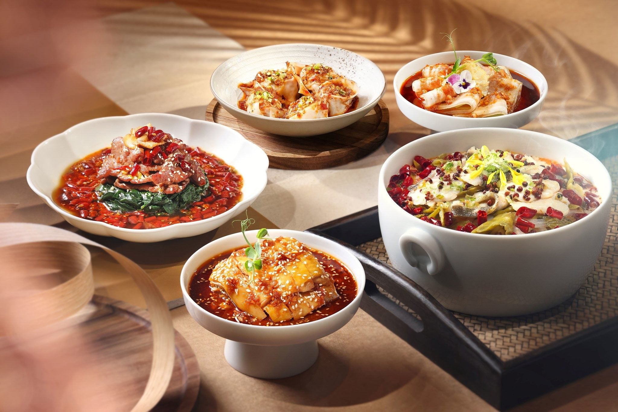 Sichuan Verandah provides adjustable spice levels, from “baby spice” to “spice master”. Photo: courtesy Hyatt Centric Victoria Harbour Hong Kong