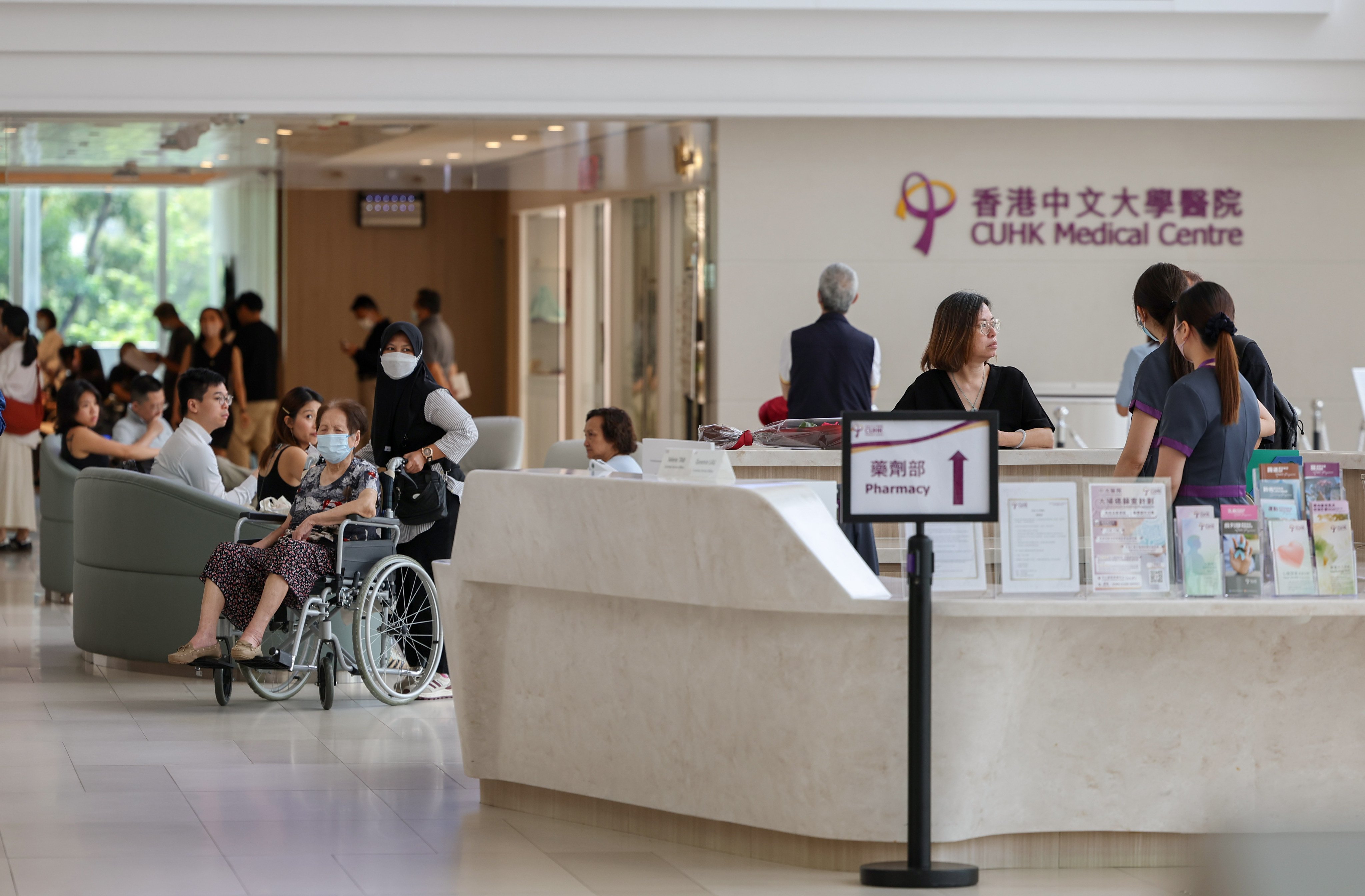The CUHK Medical Centre in Ma Liu Shui opened in September 2021 as a non-profit-making private teaching hospital on a HK$4 billion government loan granted in 2016. Photo: Edmond So