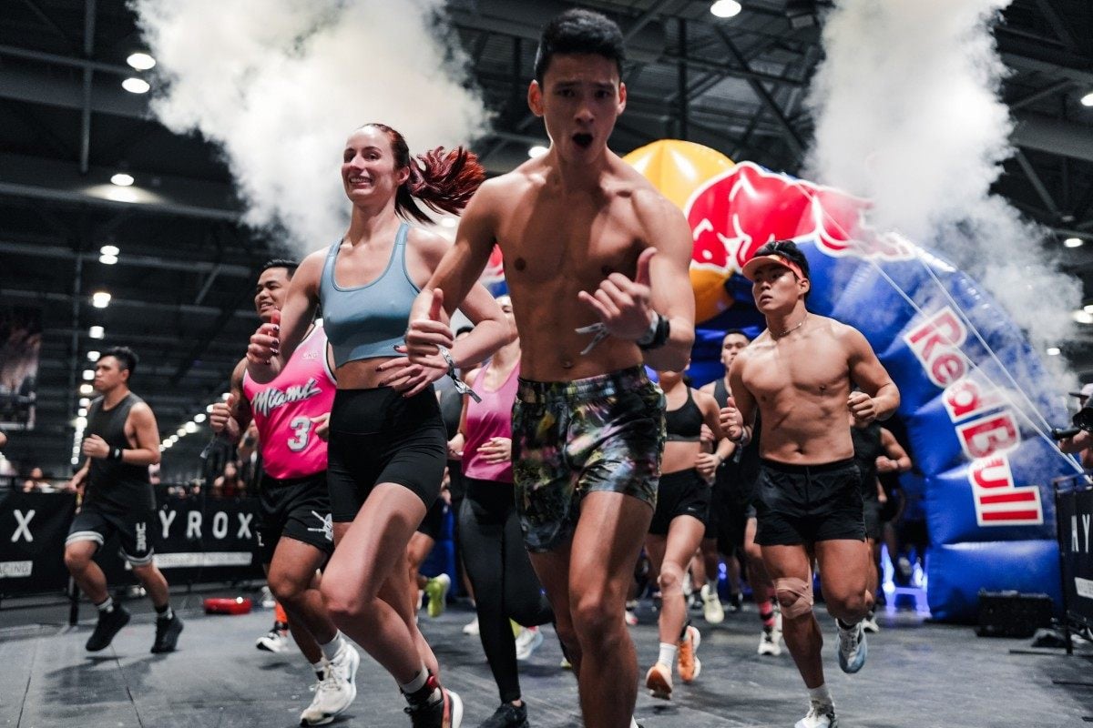 Competitors in the 2025 Cigna Healthcare Hyrox Hong Kong. Photo: Handout